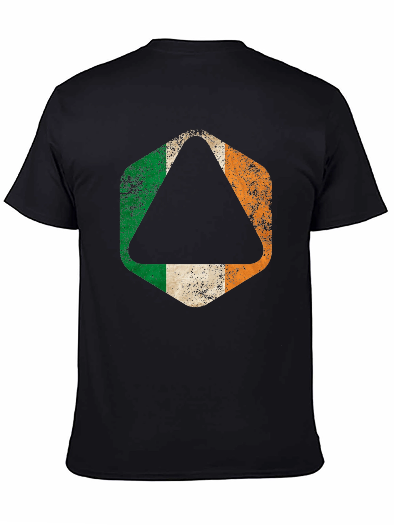 Irish Flag Distressed Graphic T-Shirt