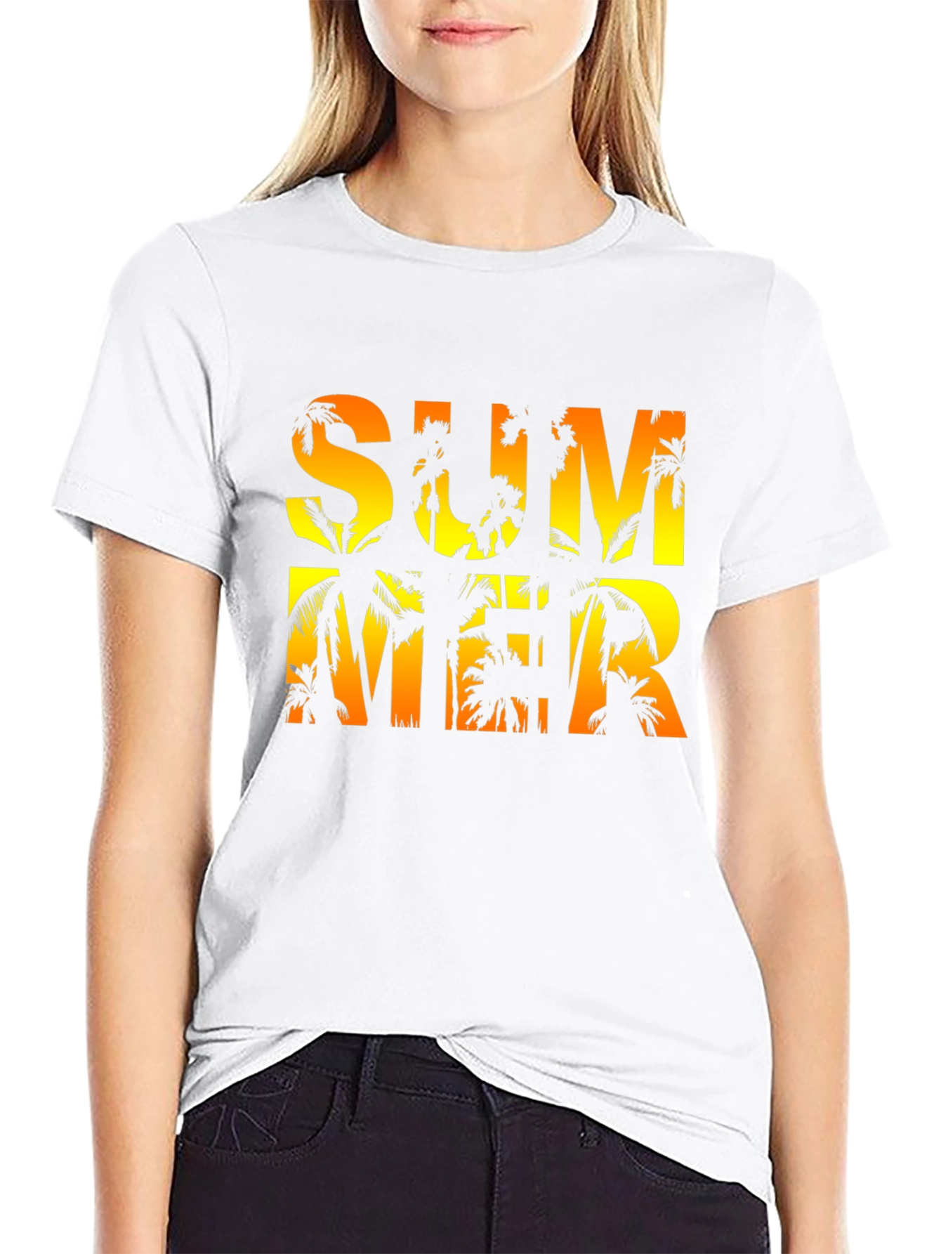 Summer Palm Tree Graphic Tee