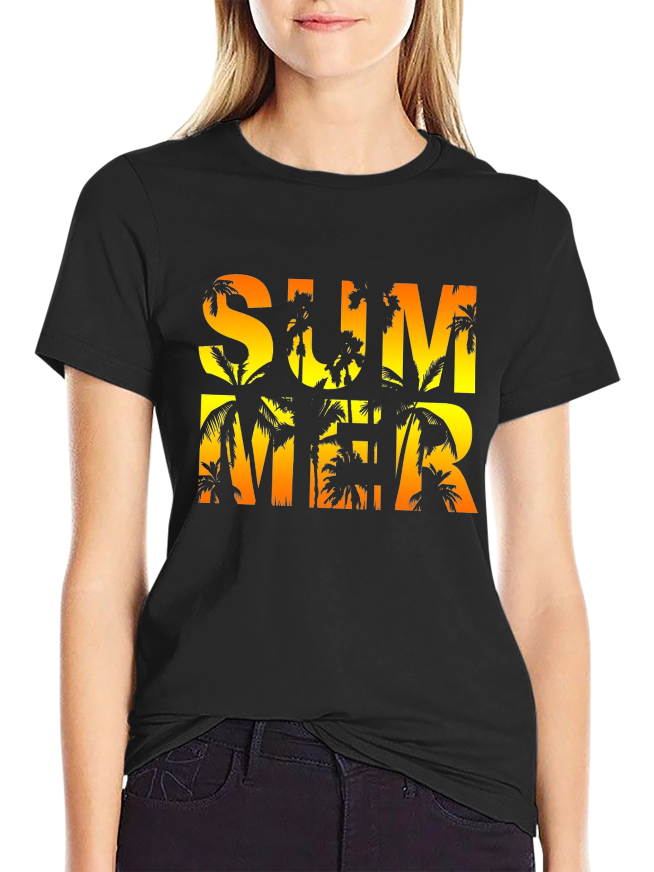 Summer Palm Tree Graphic Tee
