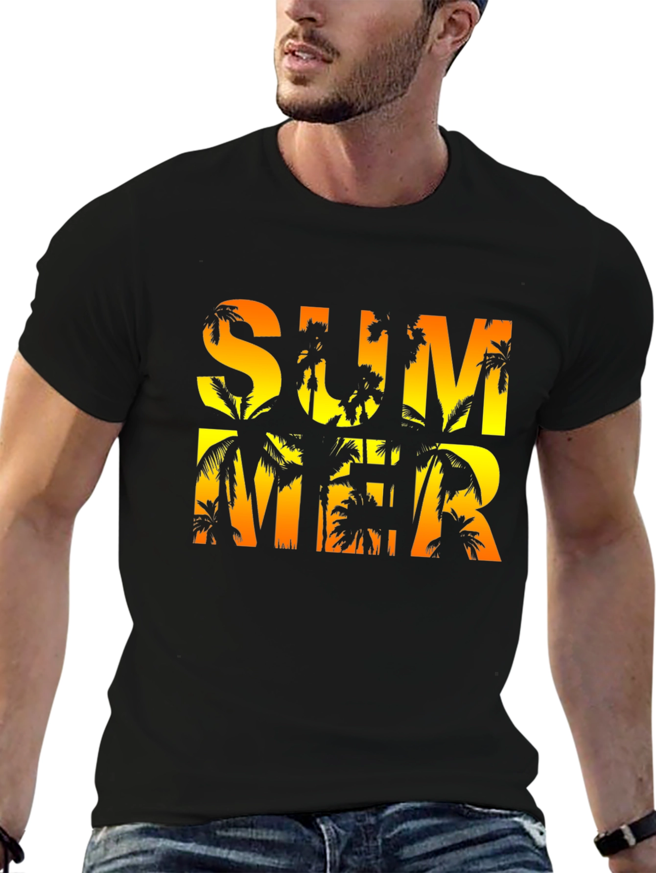 Summer Palm Tree Graphic Tee