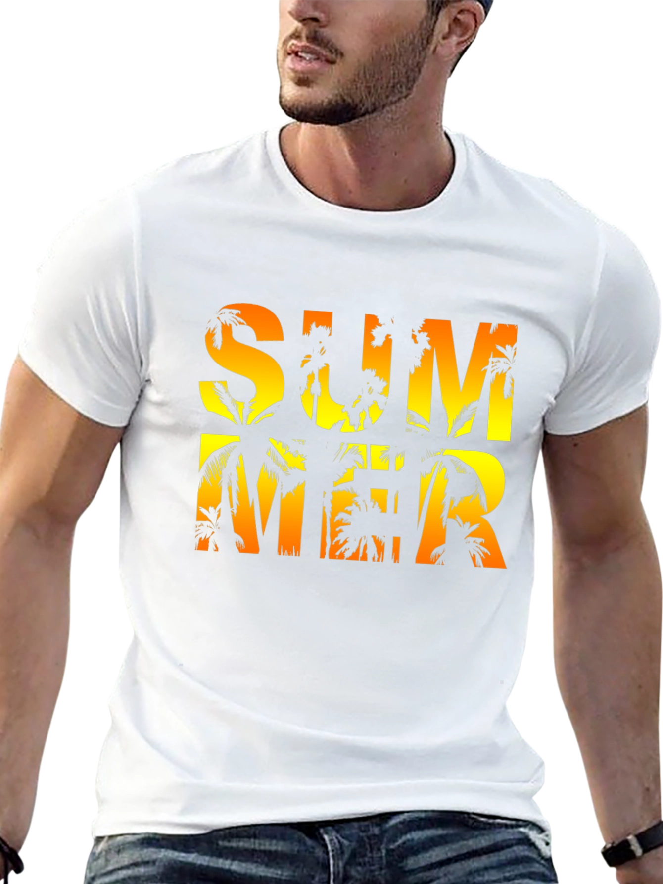 Summer Palm Tree Graphic Tee