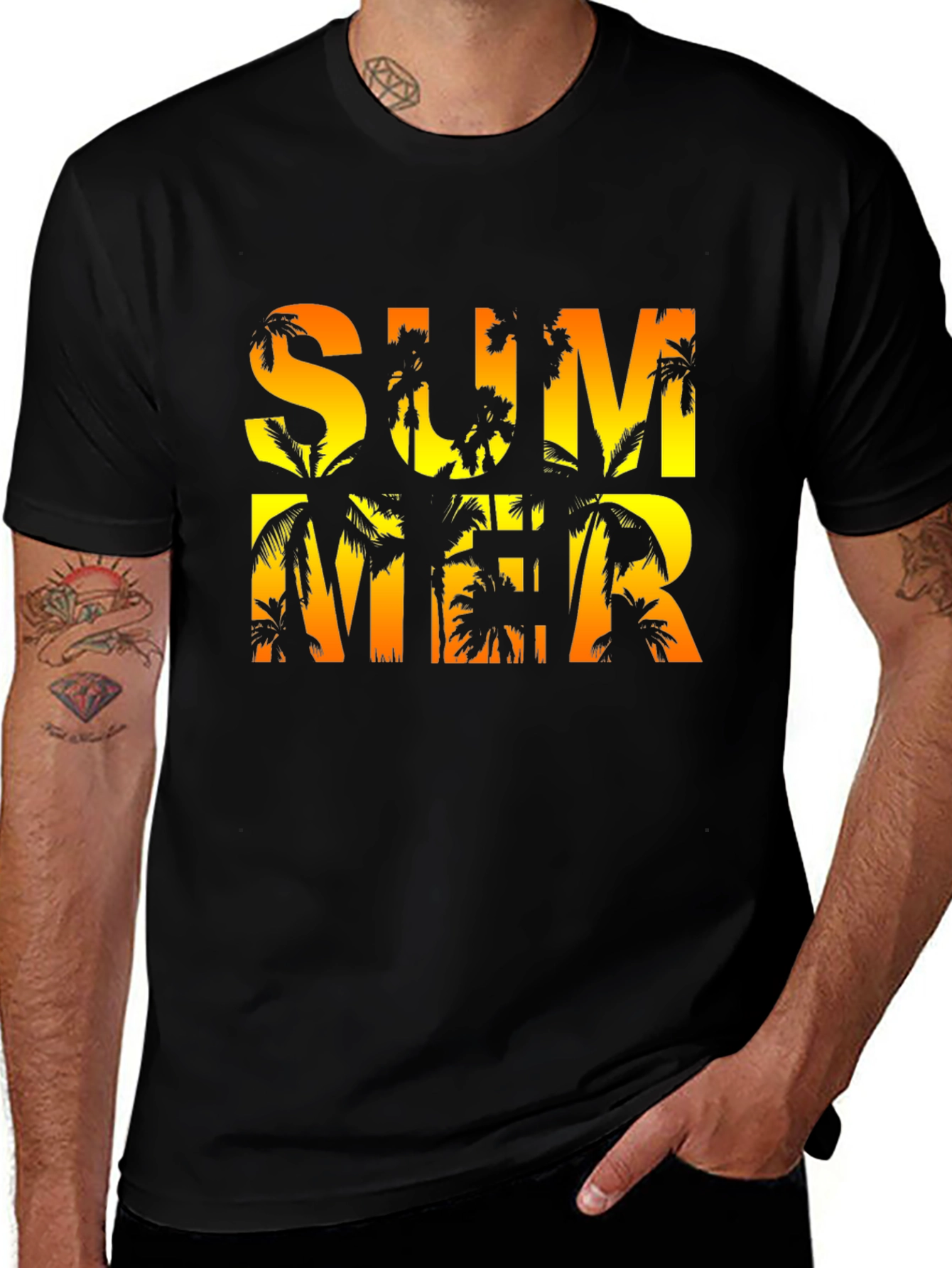 Summer Palm Tree Graphic Tee