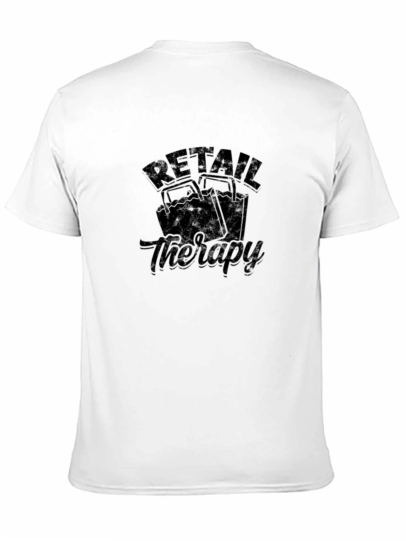 Retail Therapy Black T-Shirt