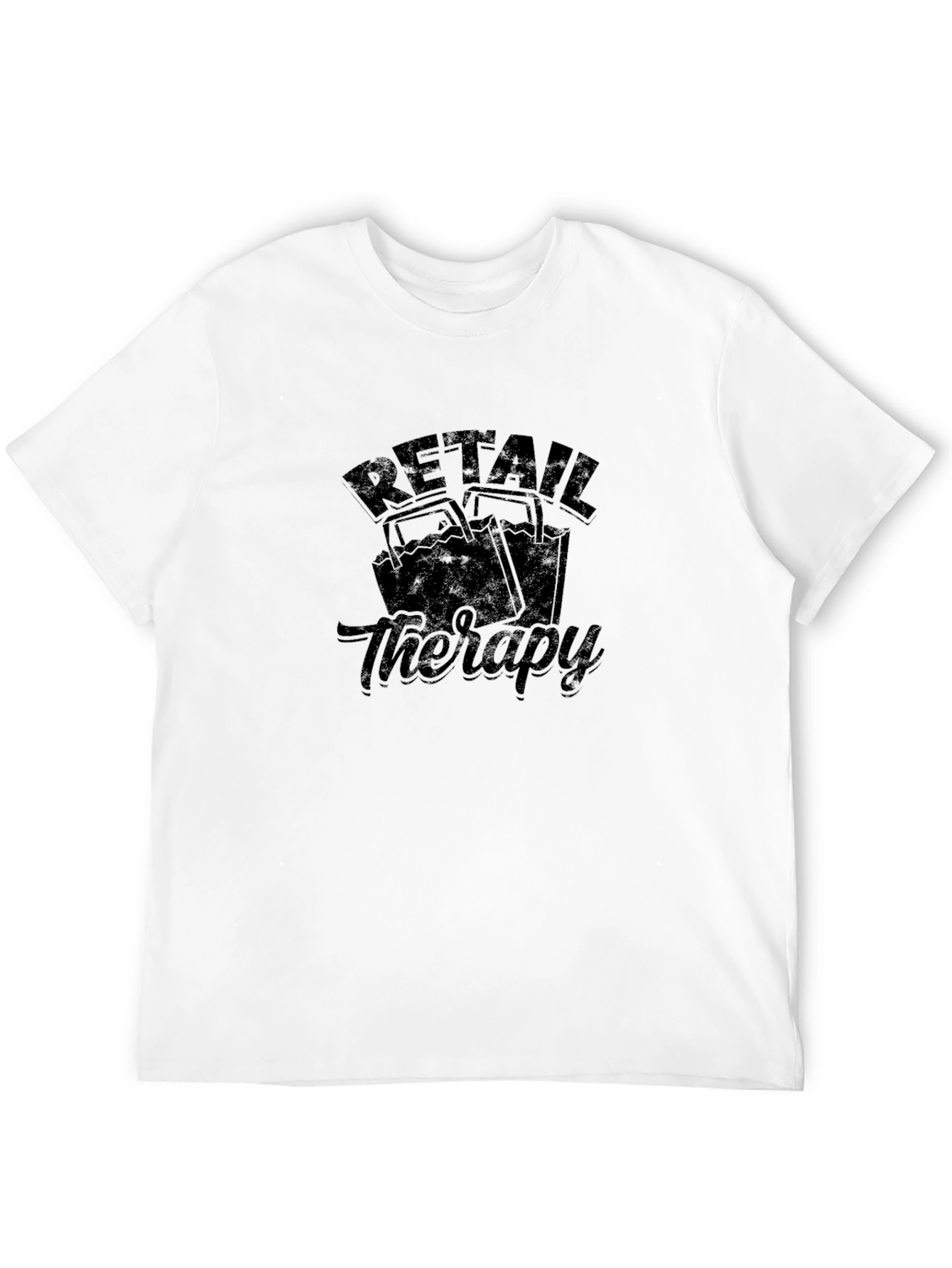 Retail Therapy Black T-Shirt
