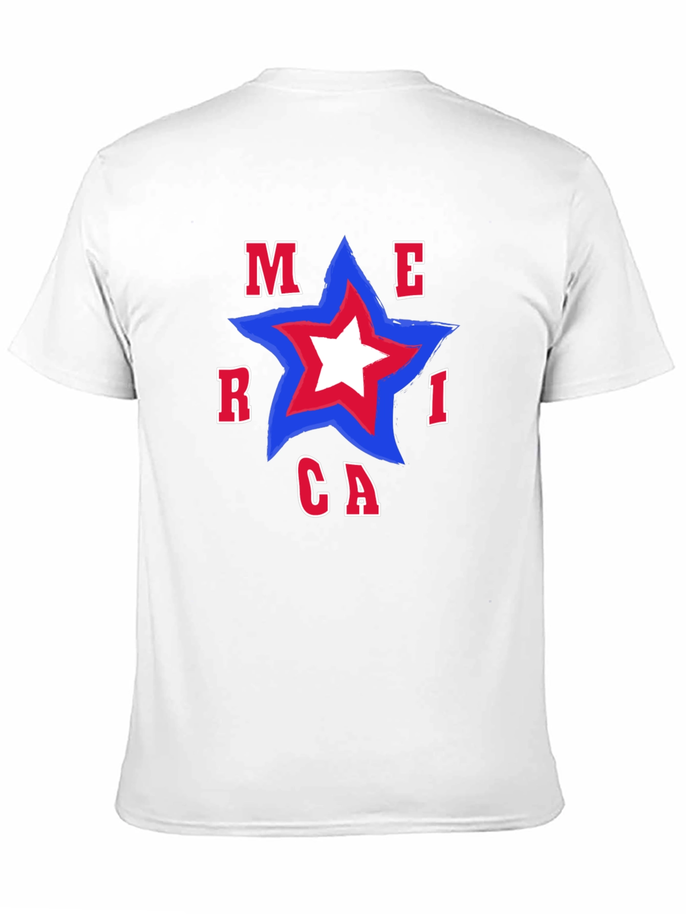 America Star T-Shirt - Patriotic Tee