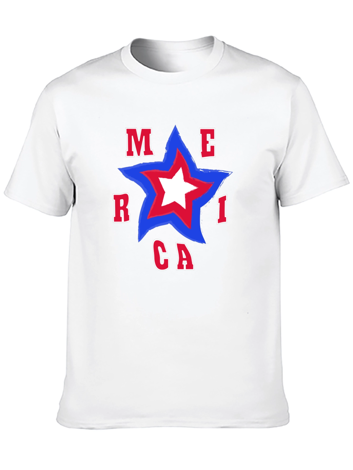 America Star T-Shirt - Patriotic Tee