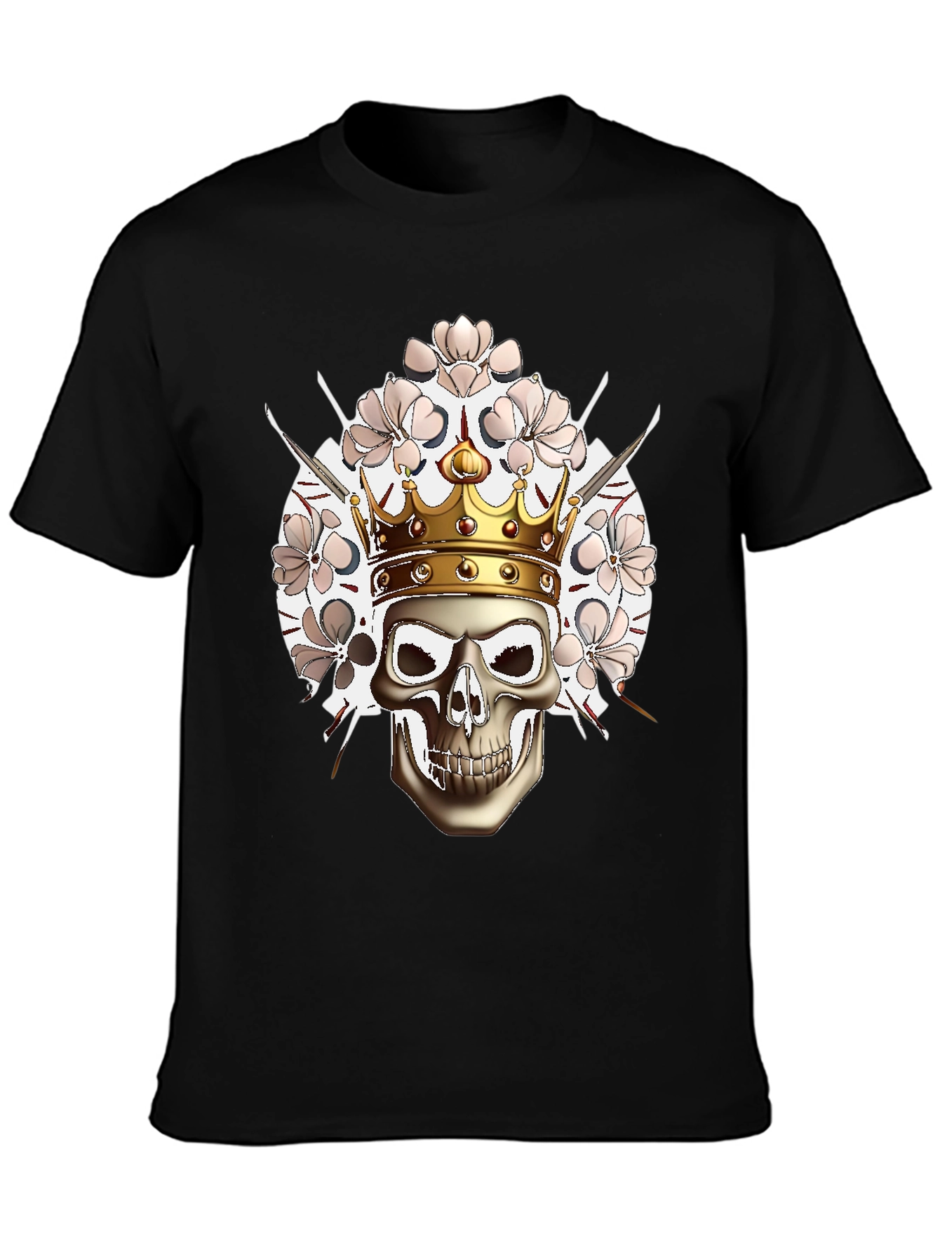 Skull King Graphic Tee - Edgy Streetwear