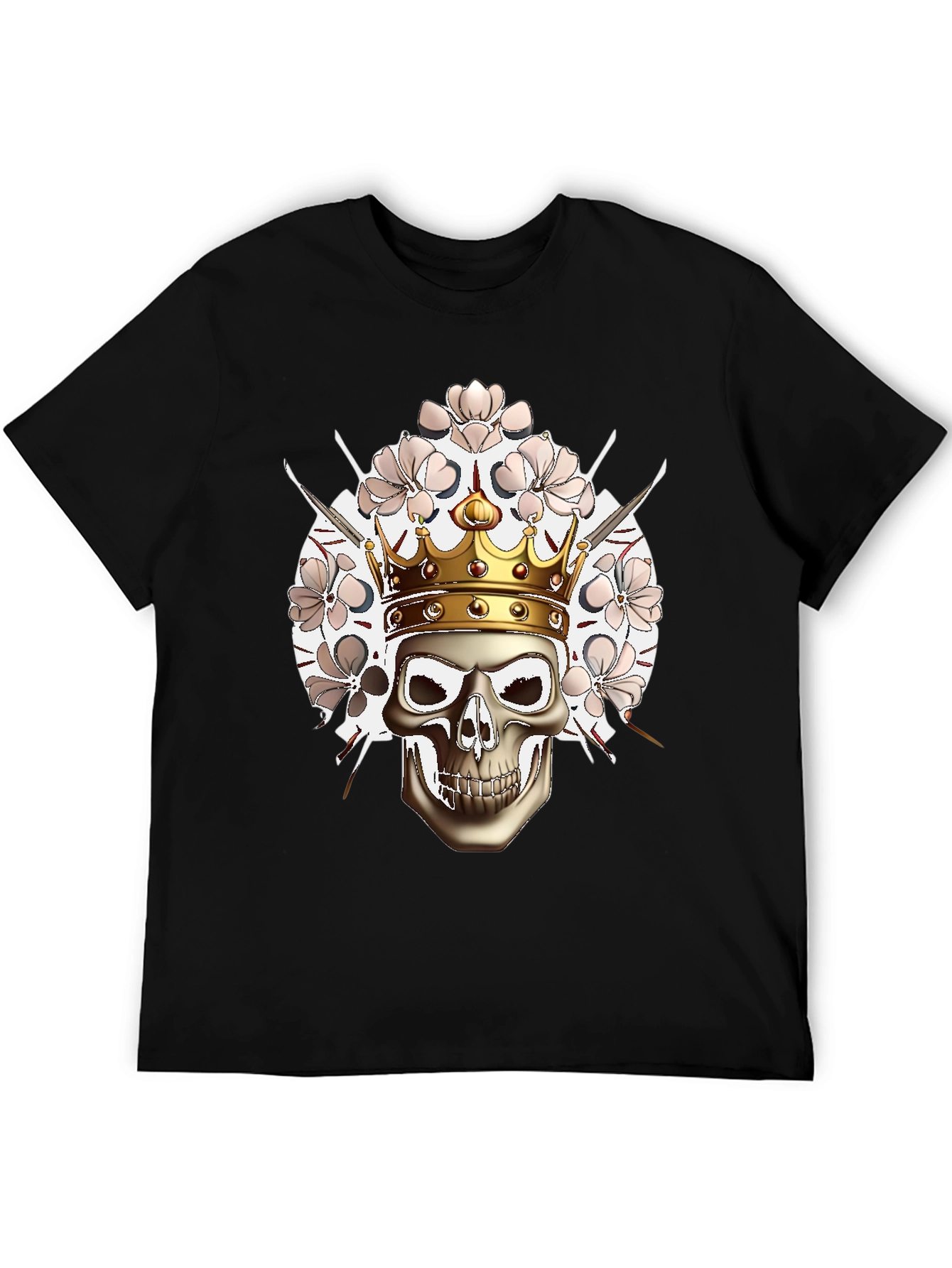 Skull King Graphic Tee - Edgy Streetwear