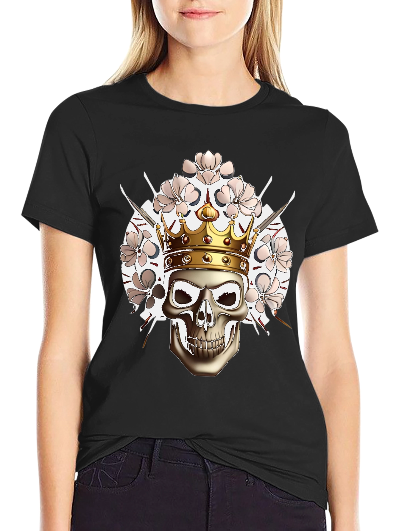 Skull King Graphic Tee - Edgy Streetwear