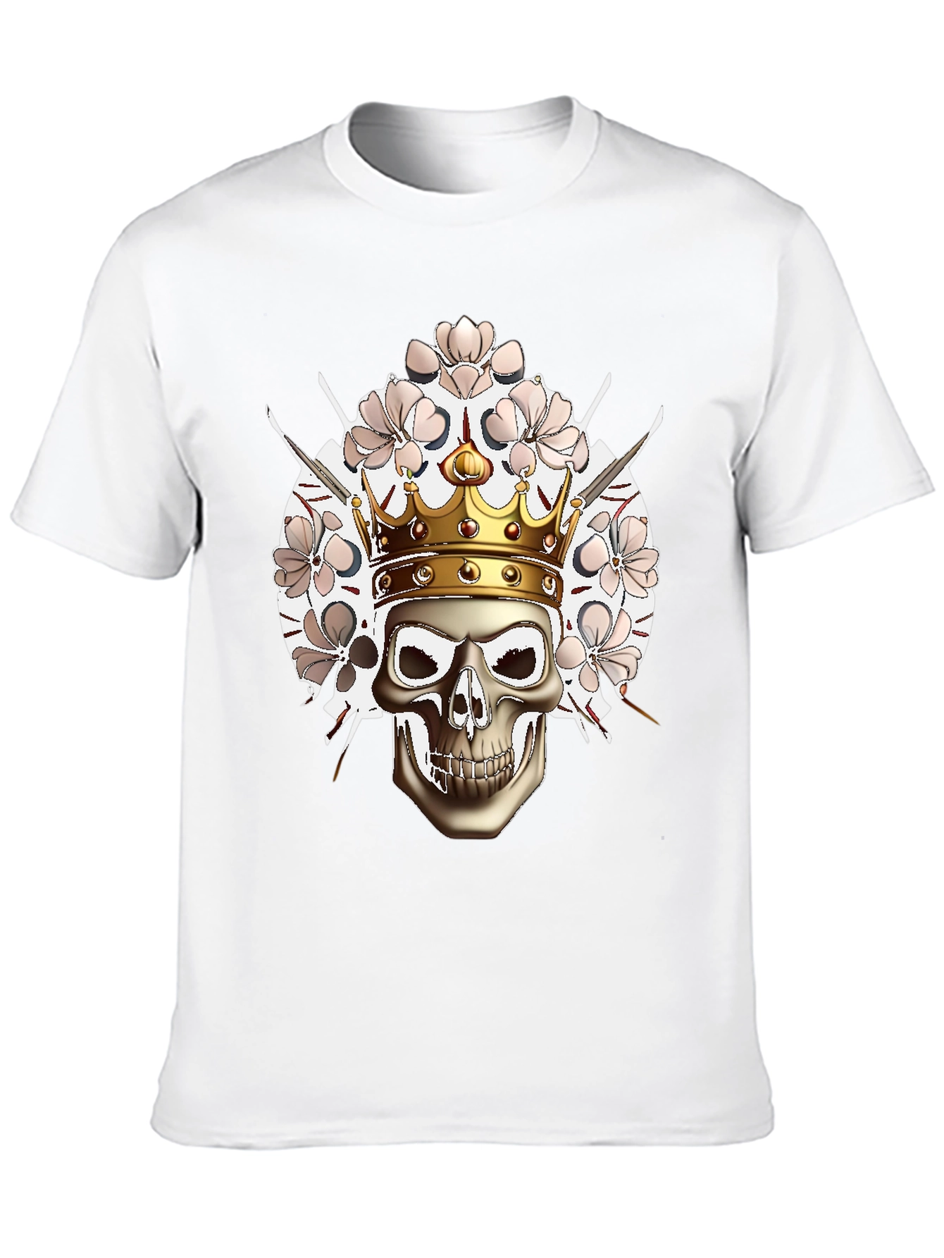 Skull King Graphic Tee - Edgy Streetwear