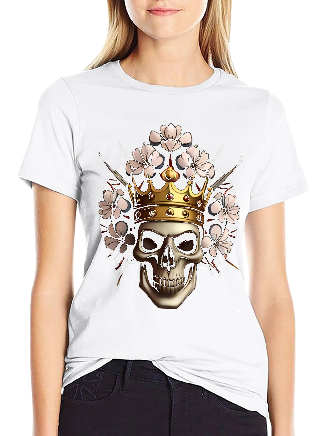 Skull King Graphic Tee - Edgy Streetwear