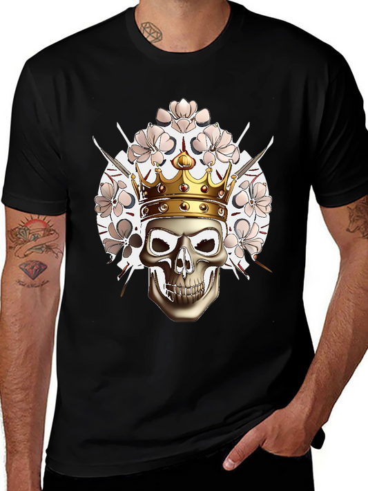 Skull King Graphic Tee - Edgy Streetwear