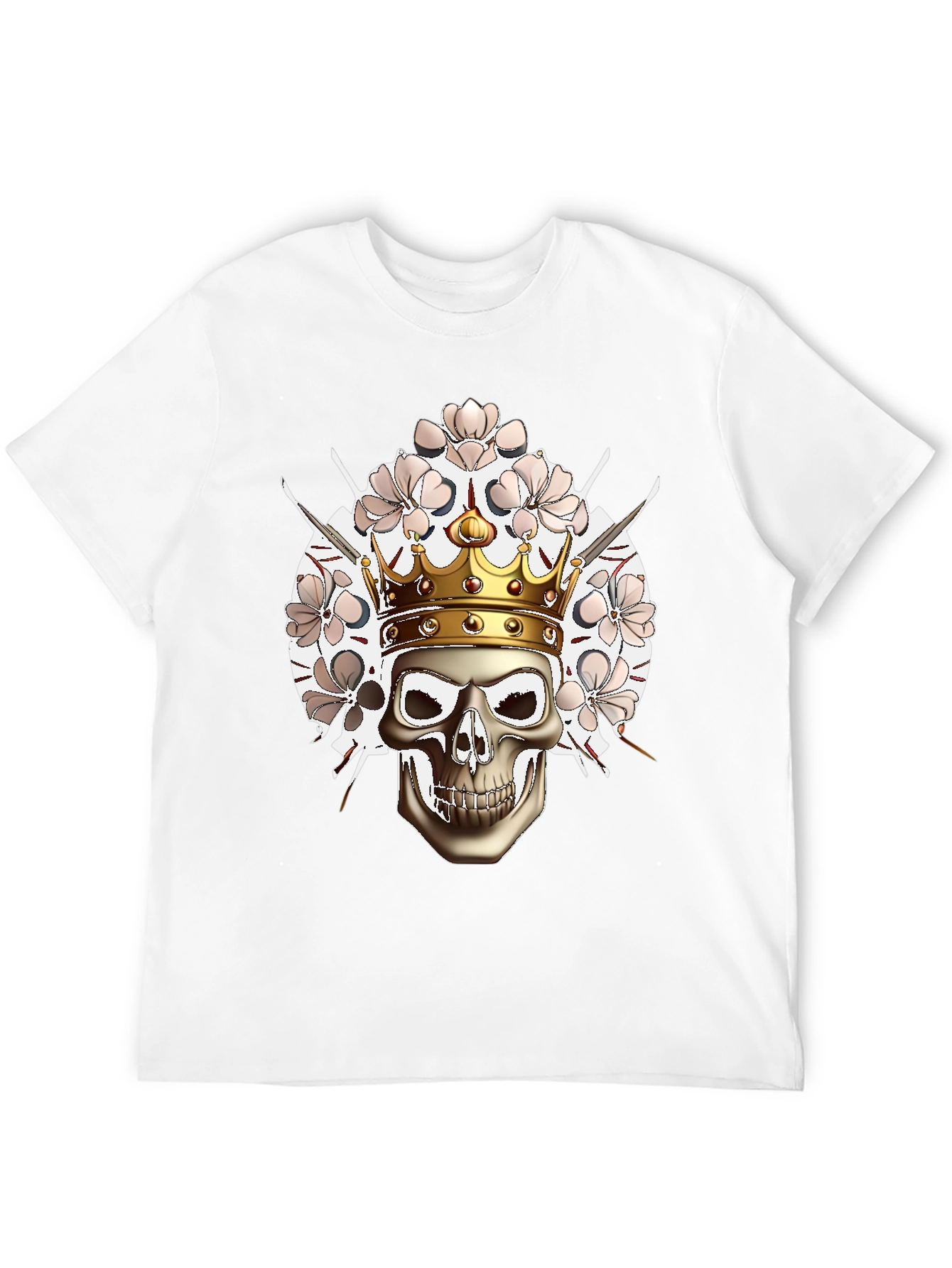 Skull King Graphic Tee - Edgy Streetwear