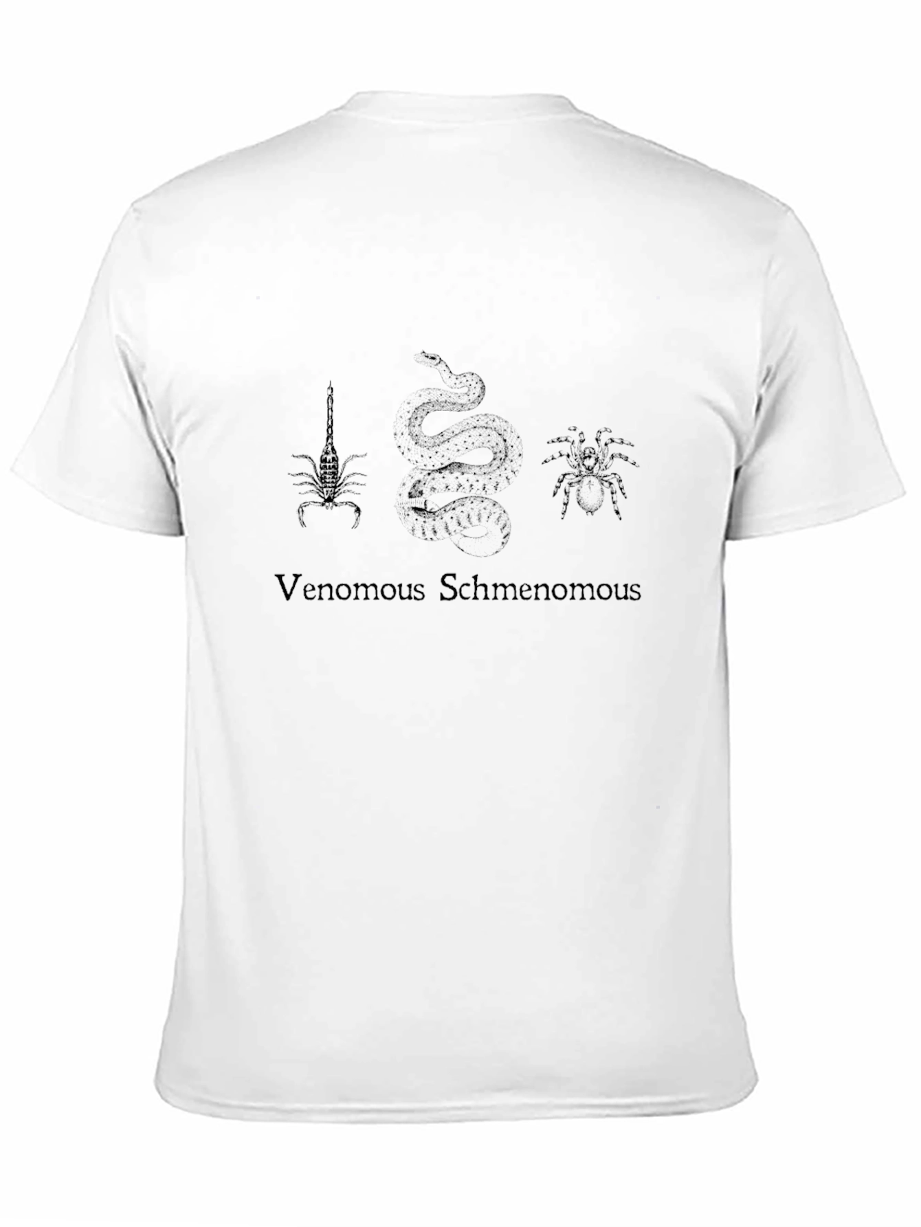 Venomous Schmenomous Graphic Tee - Black