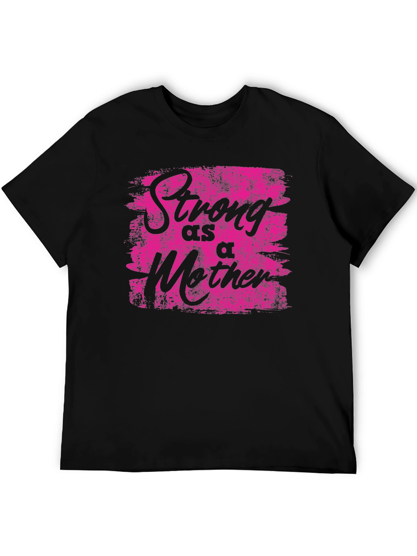 Strong As A Mother Graphic Tee - Black