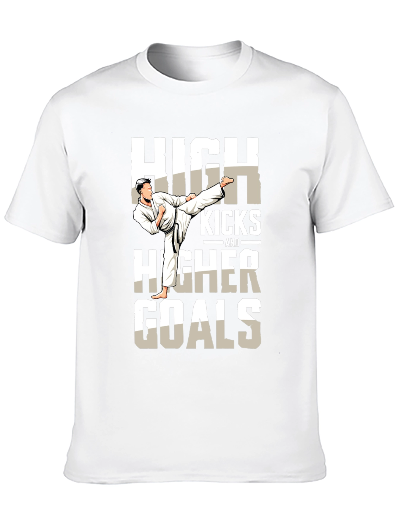 High Kicks & Higher Goals Martial Arts T-Shirt