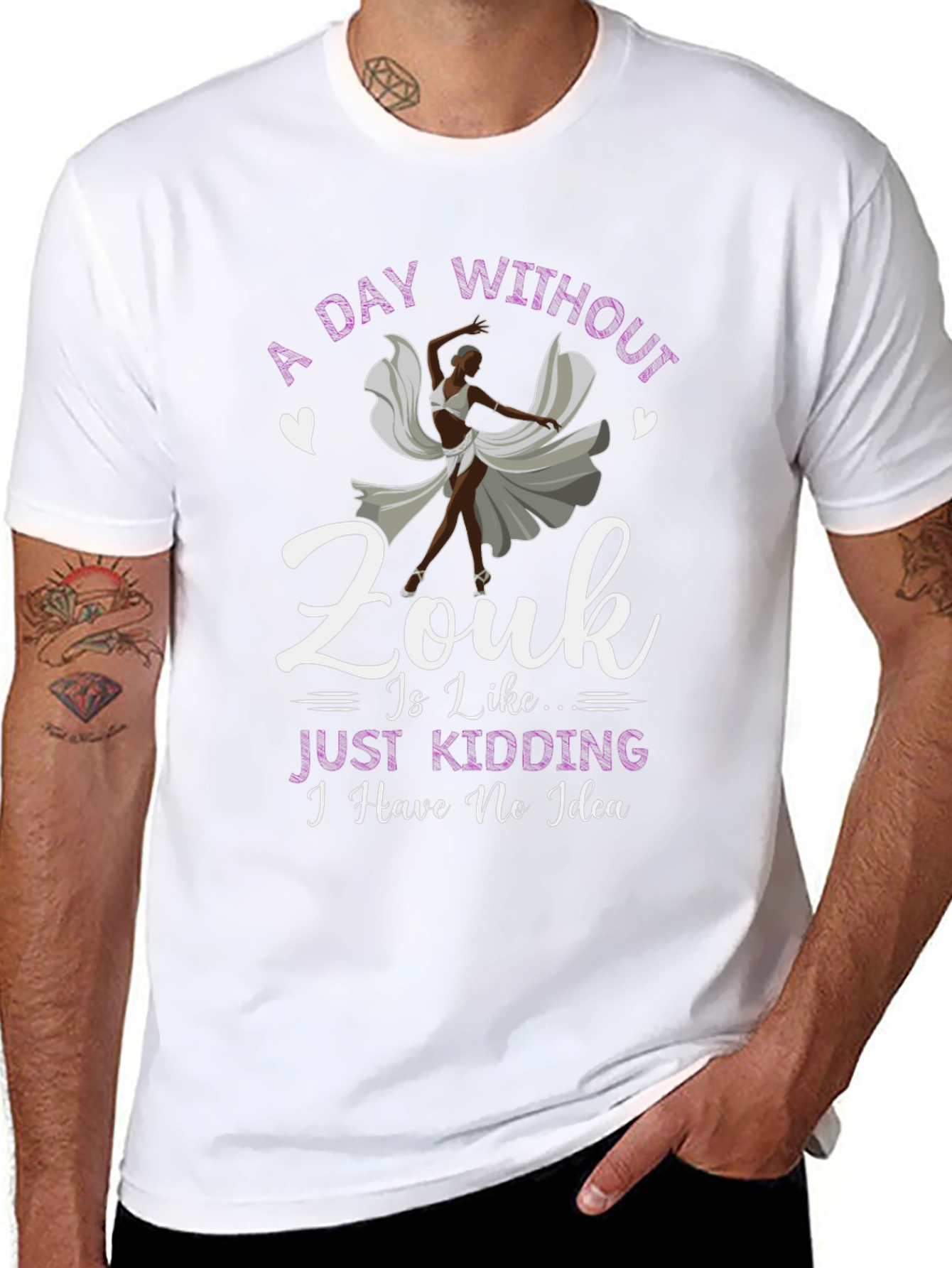Zouk Dance T-Shirt: A Day Without Zouk Funny Tee
