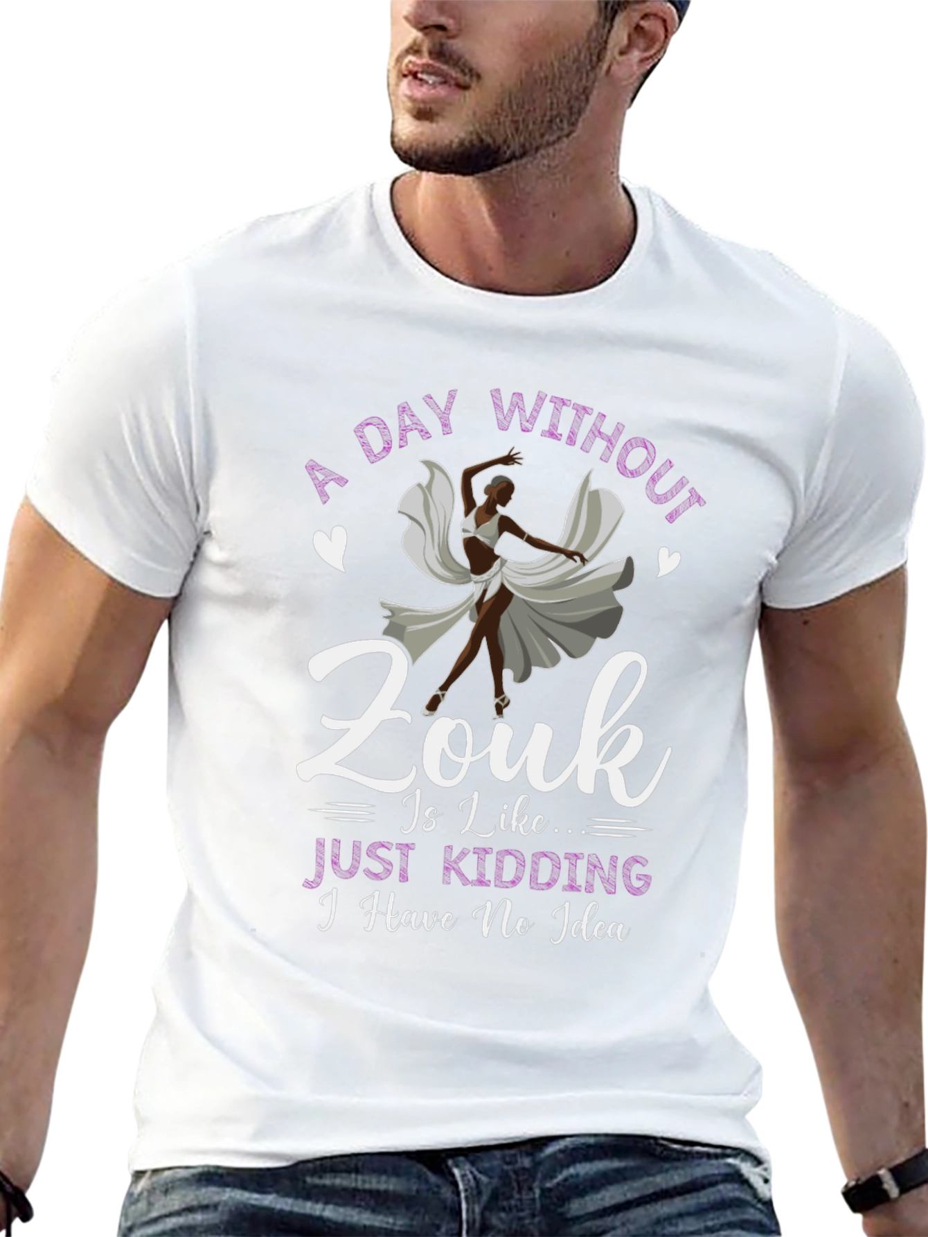 Zouk Dance T-Shirt: A Day Without Zouk Funny Tee