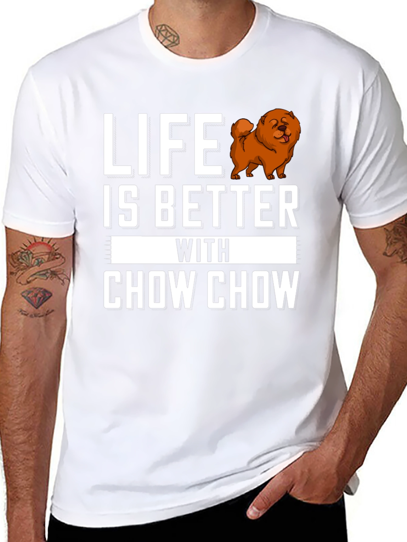Life is Better with Chow Chow T-Shirt