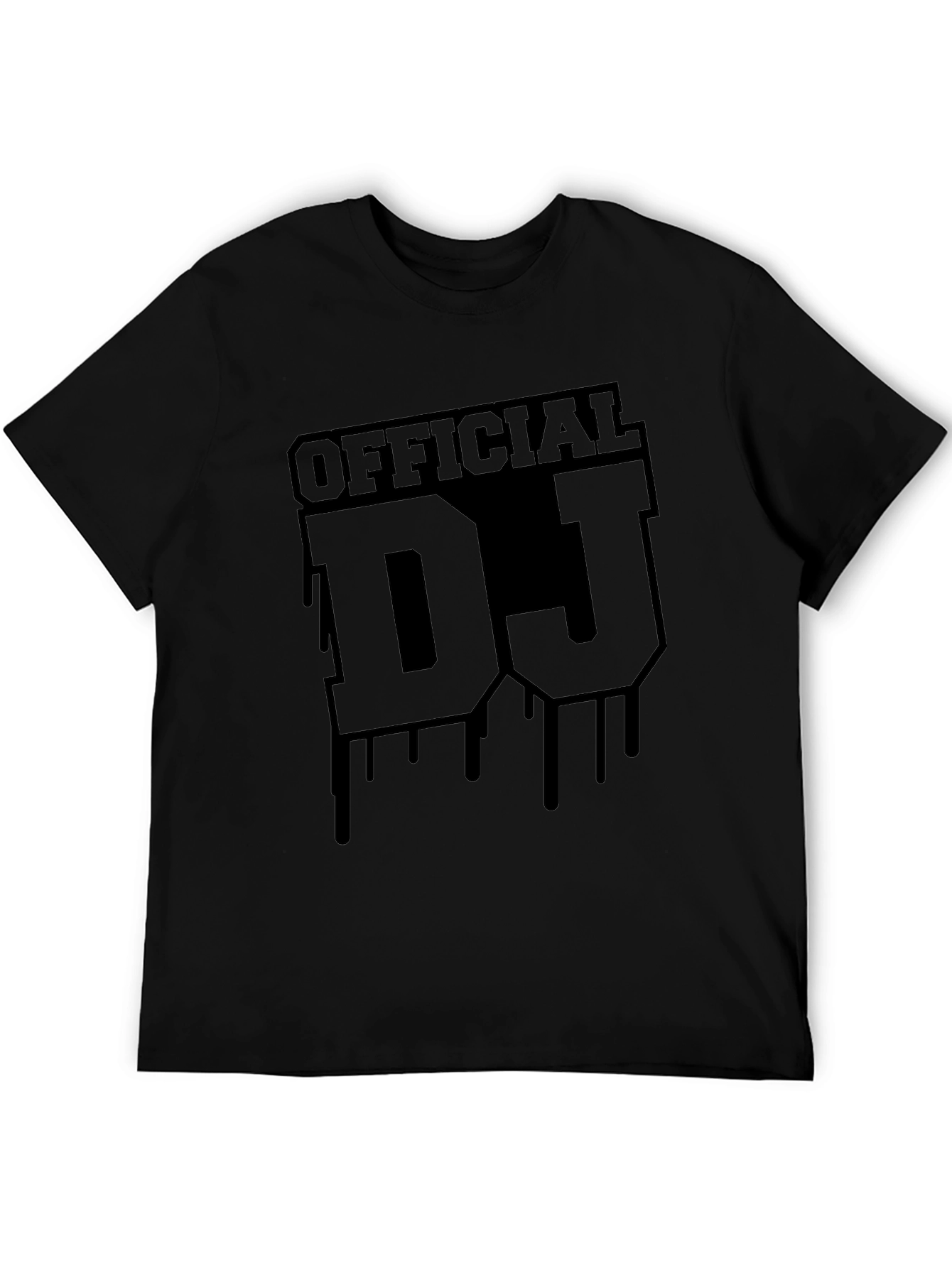 Official DJ Graphic Black T-Shirt