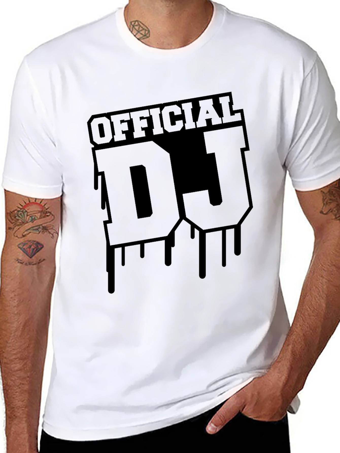 Official DJ Graphic Black T-Shirt
