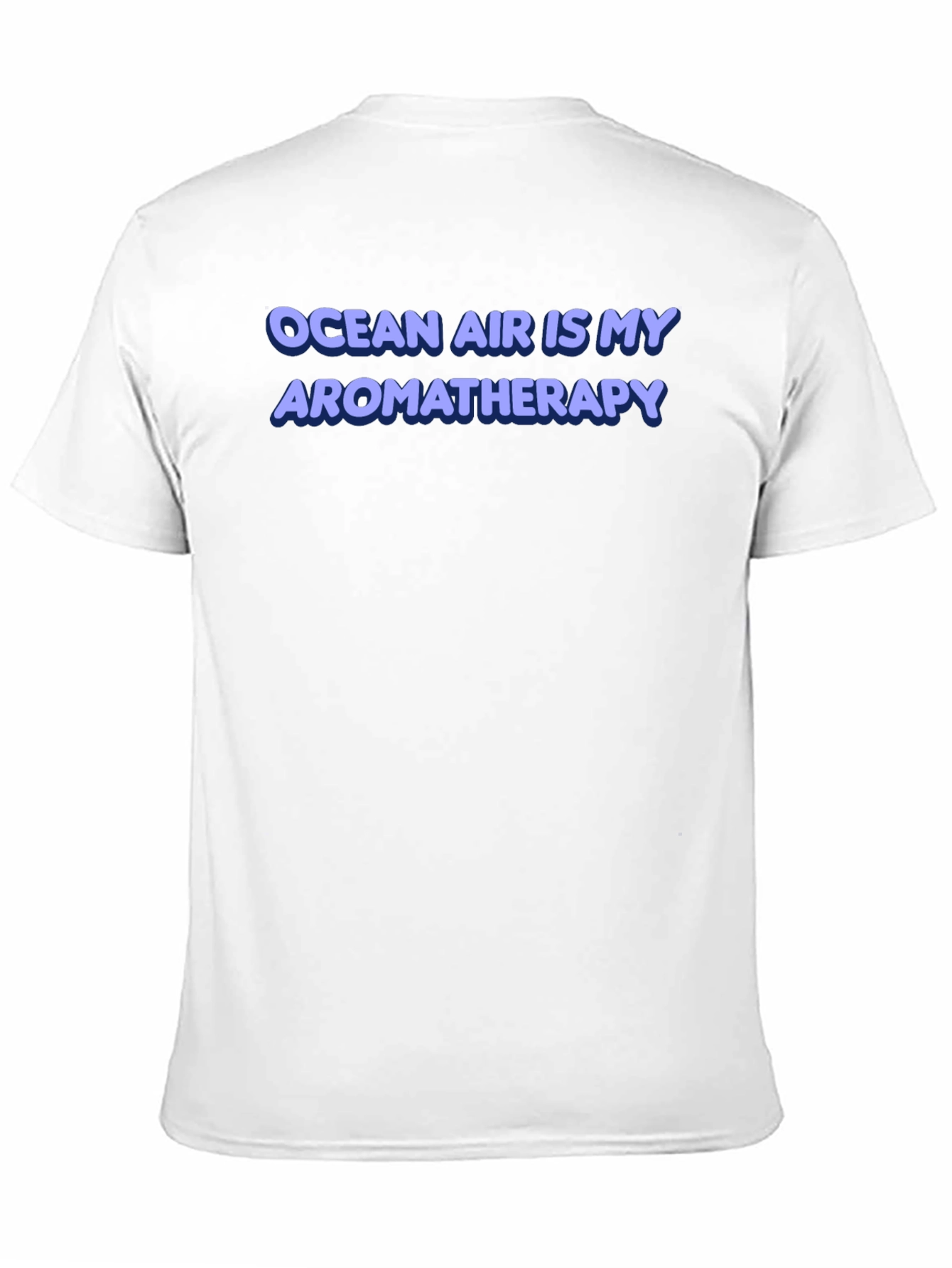 Ocean Air Aromatherapy T-Shirt - Black Cotton Tee
