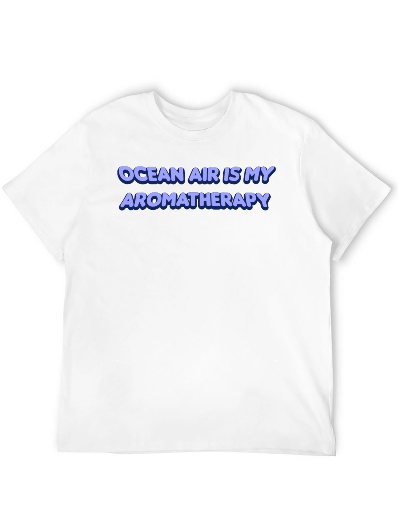 Ocean Air Aromatherapy T-Shirt - Black Cotton Tee
