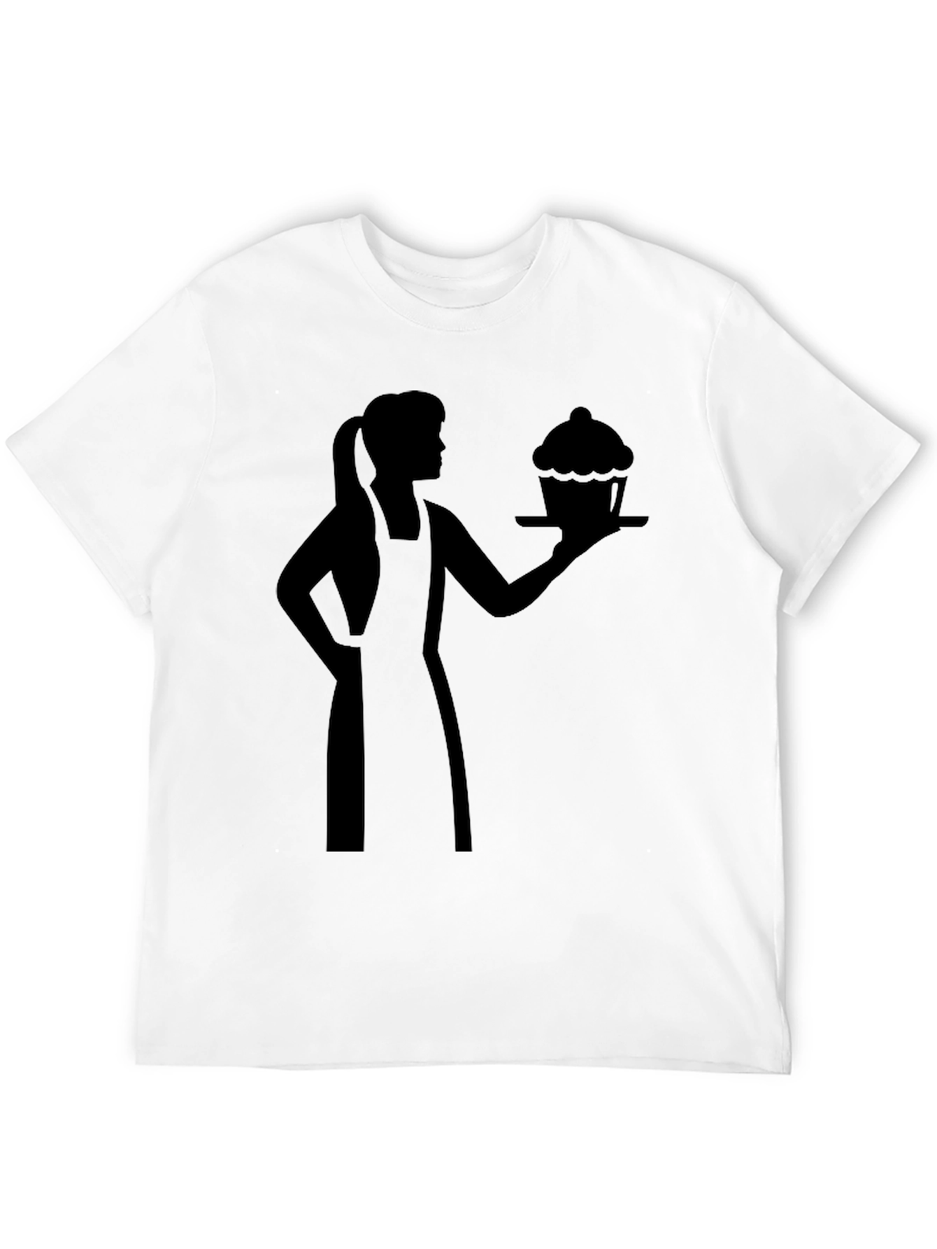 Baker Woman Cupcake Graphic T-Shirt