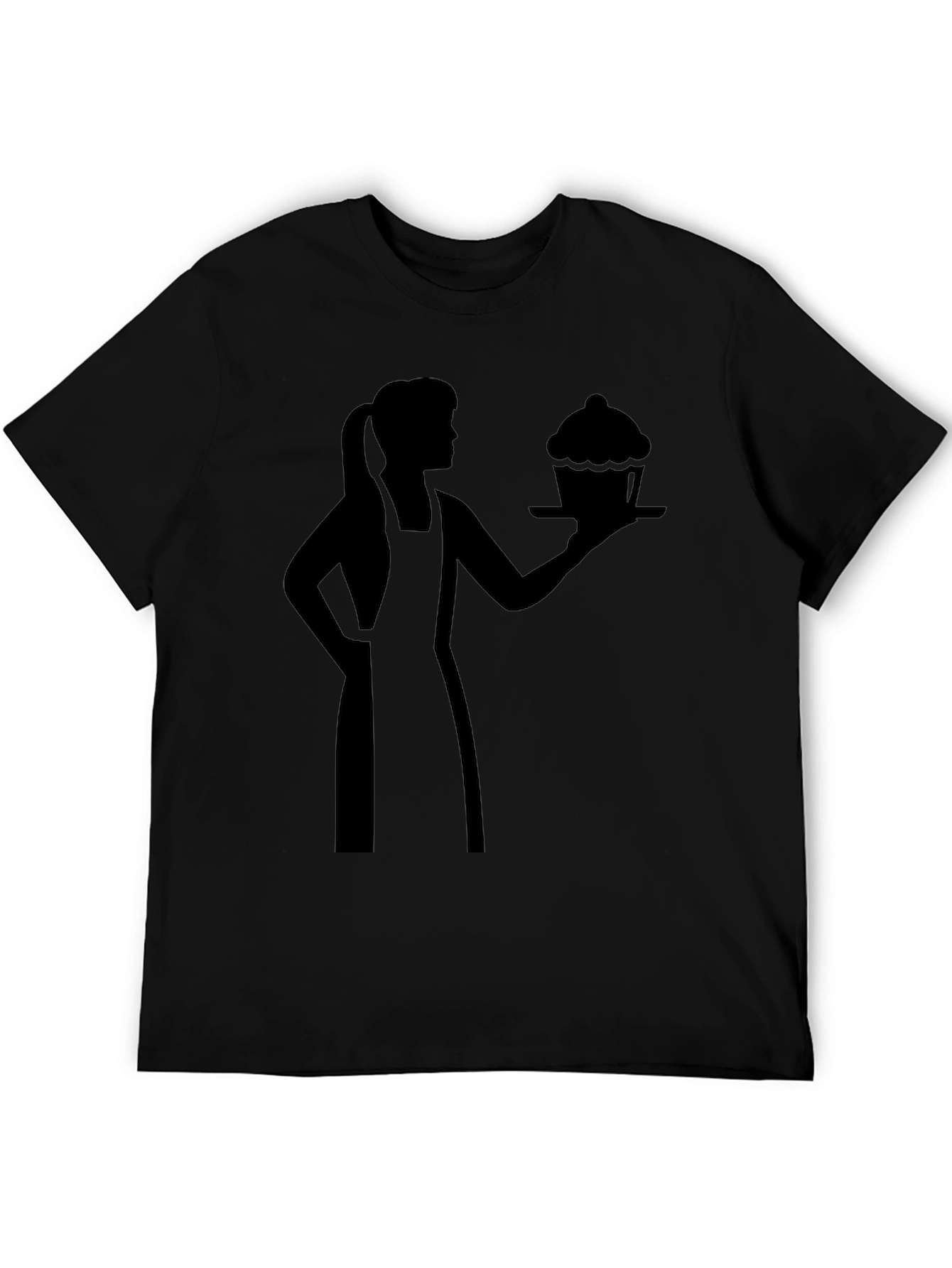Baker Woman Cupcake Graphic T-Shirt