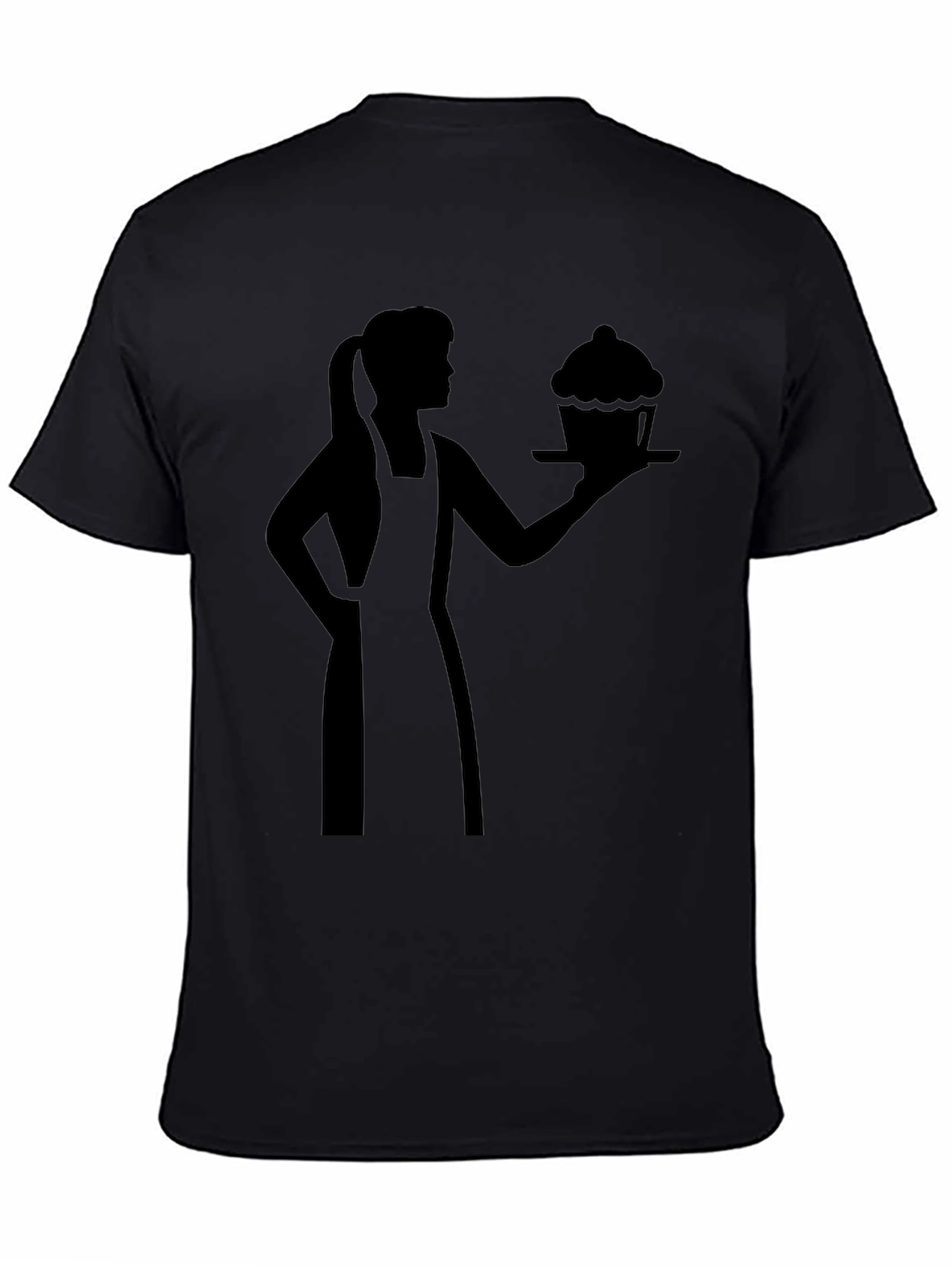 Baker Woman Cupcake Graphic T-Shirt