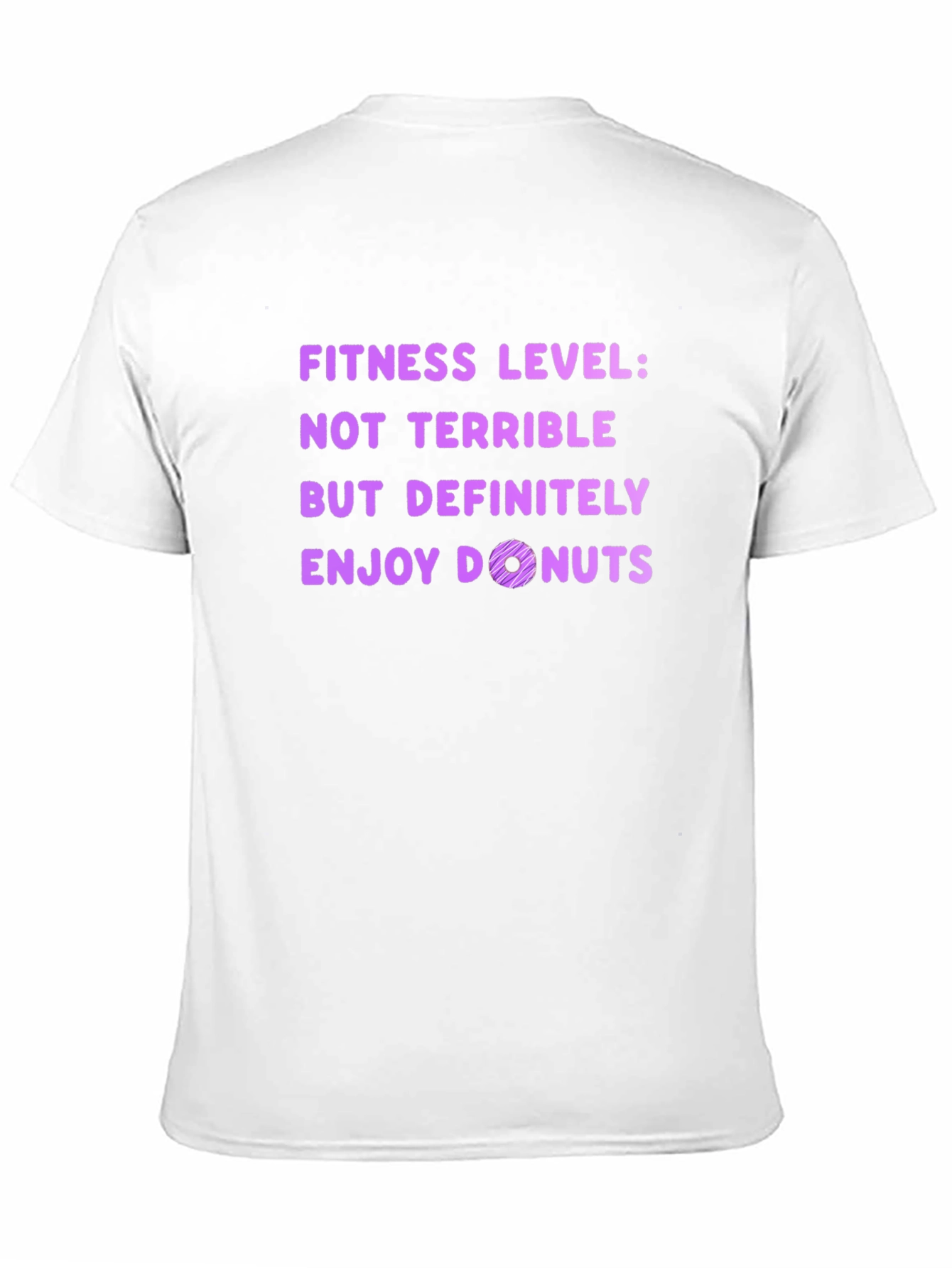 Fitness Level Donut T-Shirt - Enjoy Donuts