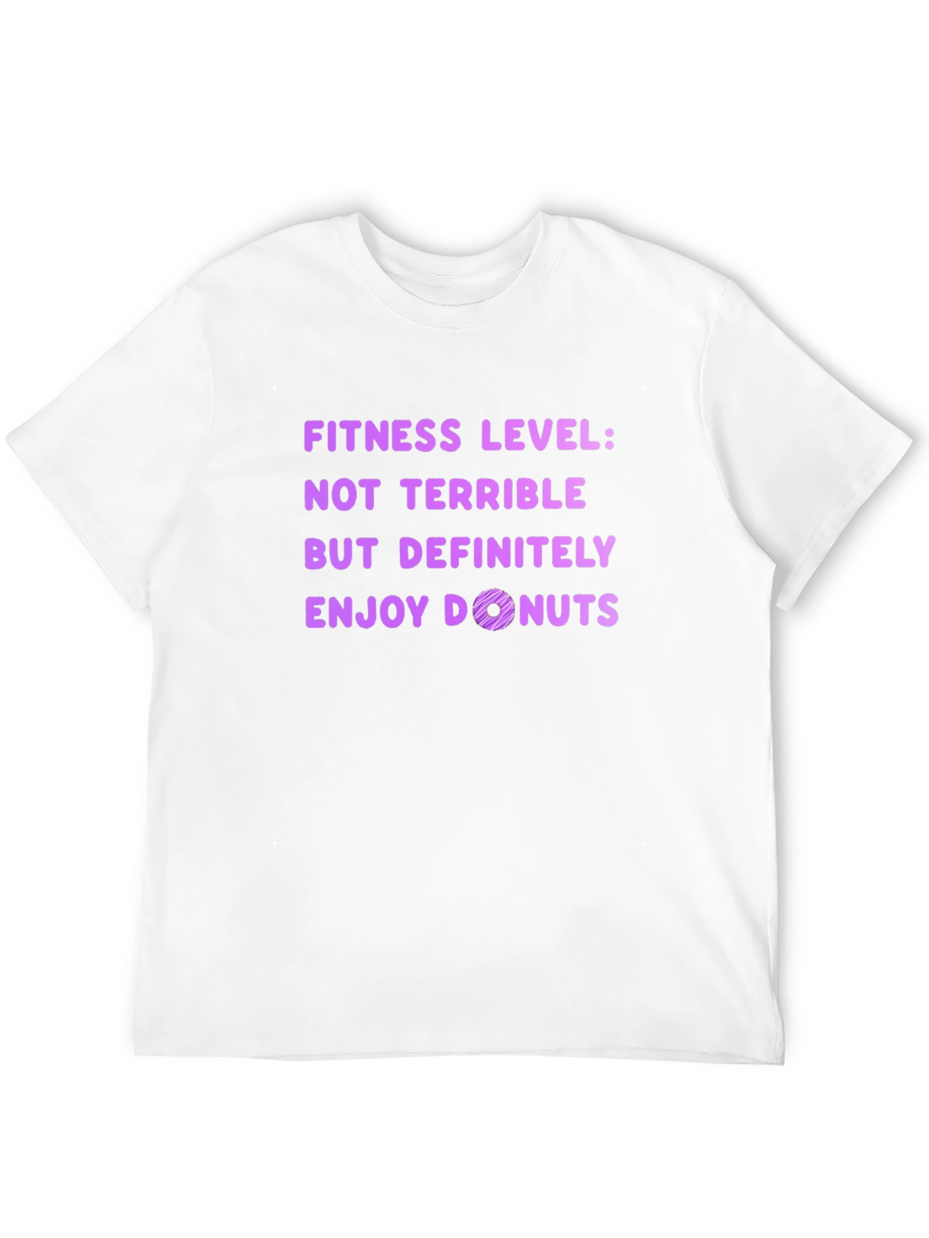 Fitness Level Donut T-Shirt - Enjoy Donuts