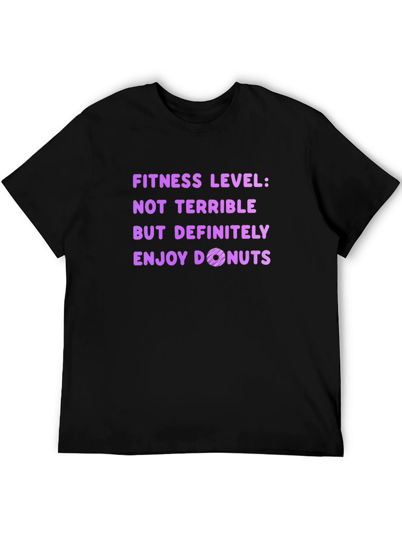 Fitness Level Donut T-Shirt - Enjoy Donuts