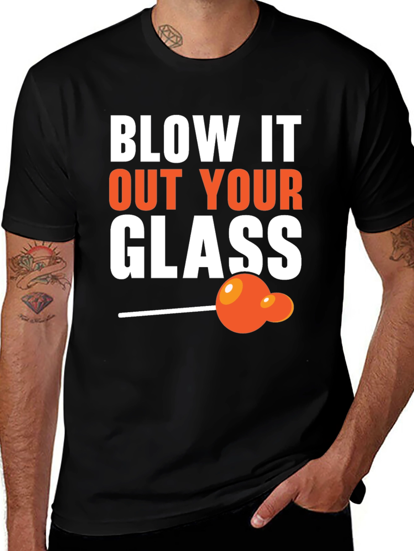 Blow It Out Your Glass Funny T-Shirt