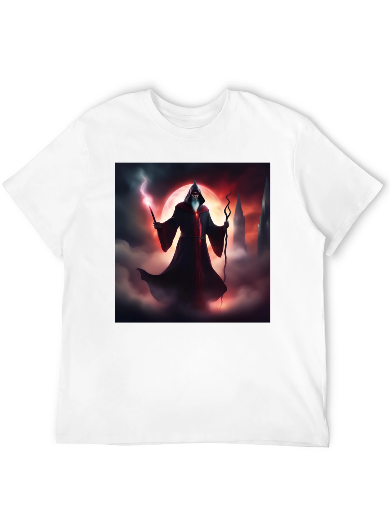 Wizard Graphic Black T-Shirt