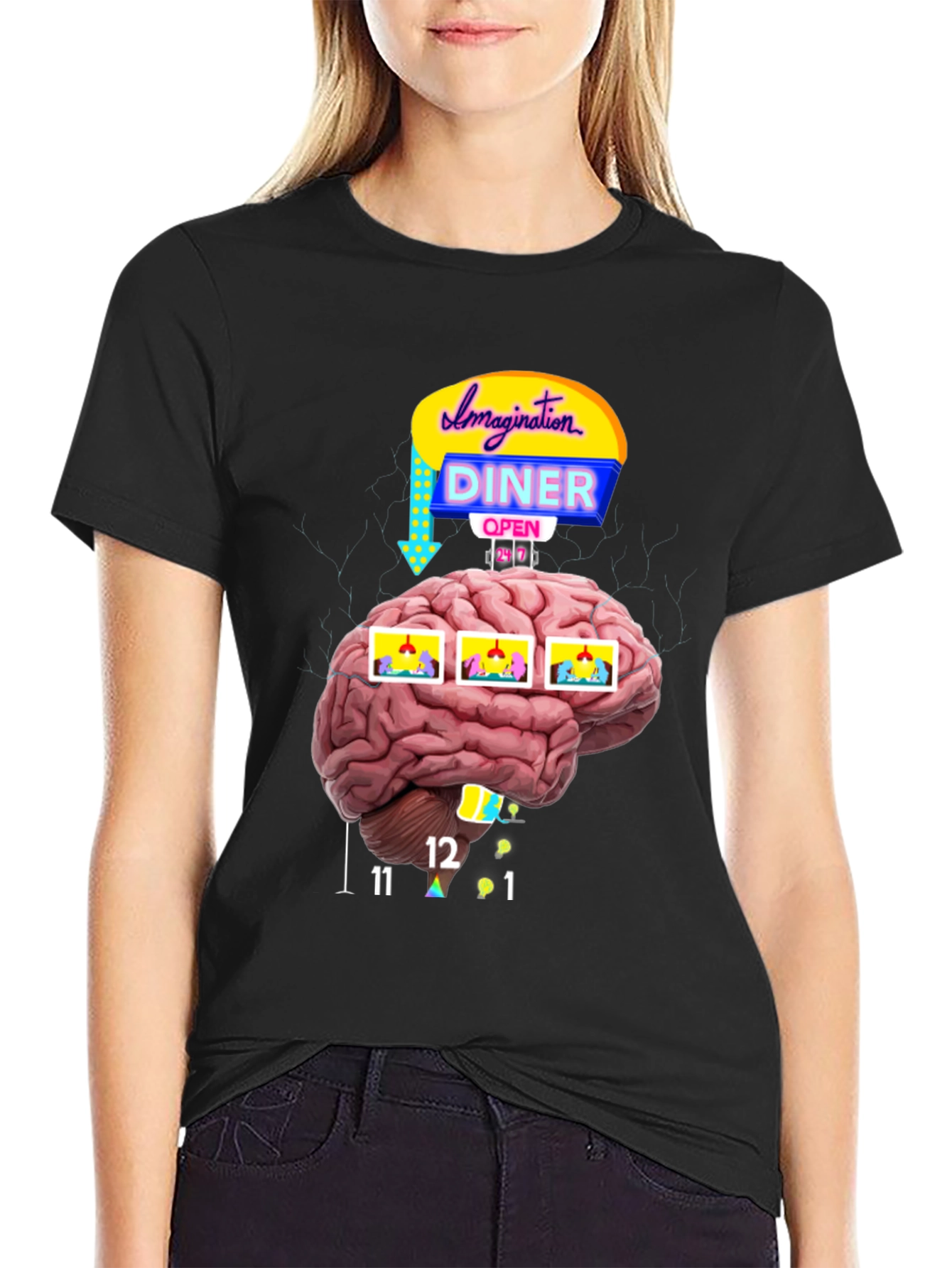 Imagination Diner Brain T-Shirt