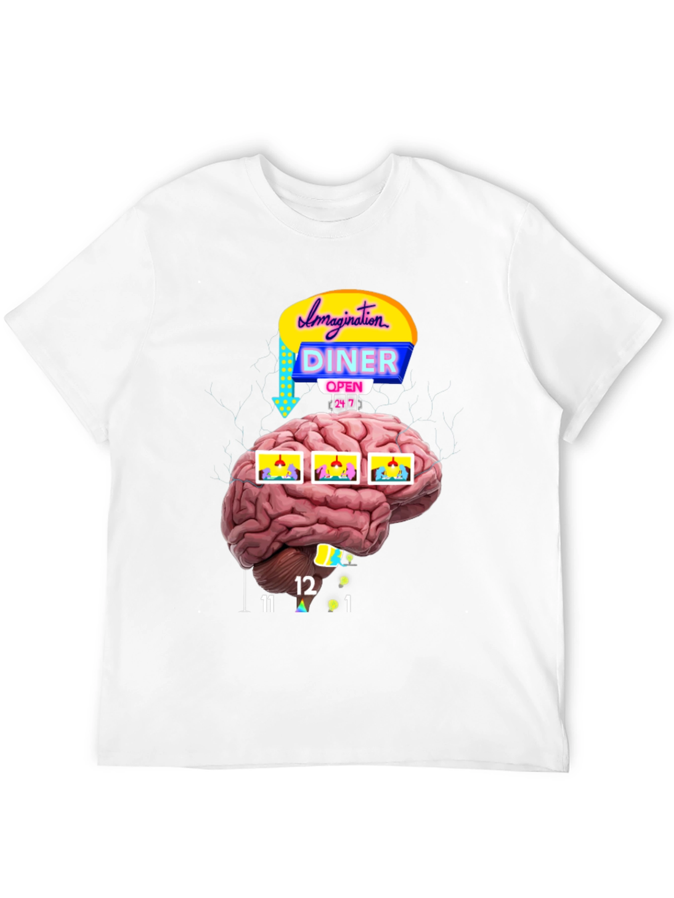 Imagination Diner Brain T-Shirt