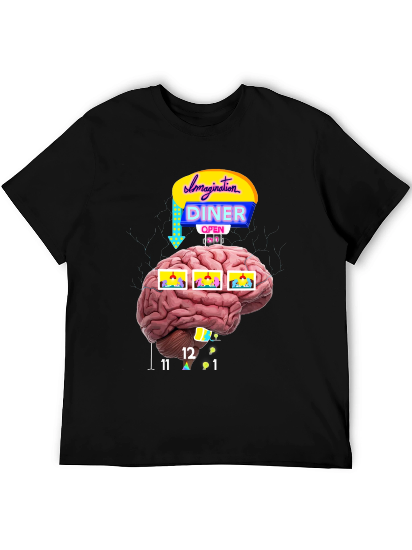 Imagination Diner Brain T-Shirt