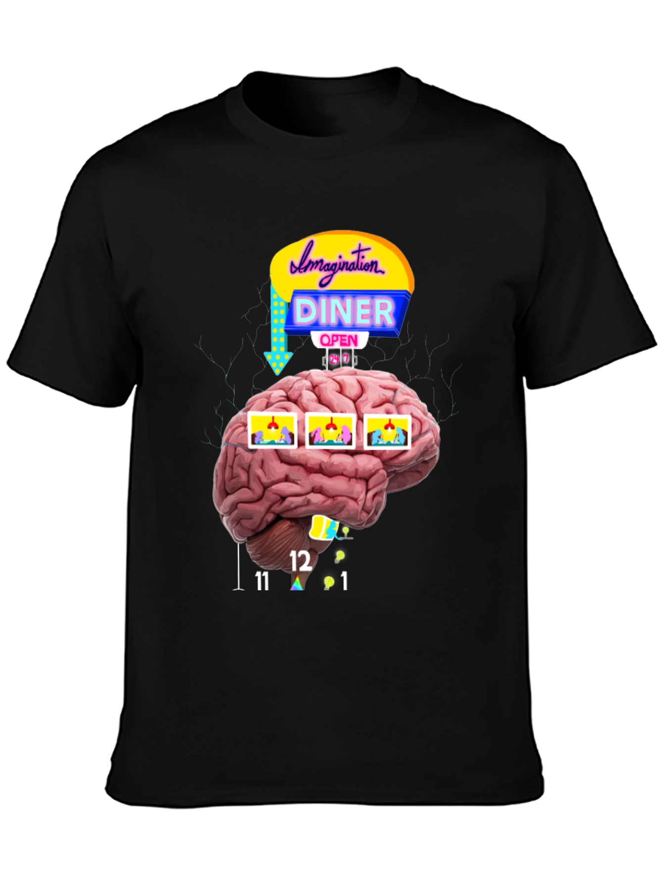 Imagination Diner Brain T-Shirt
