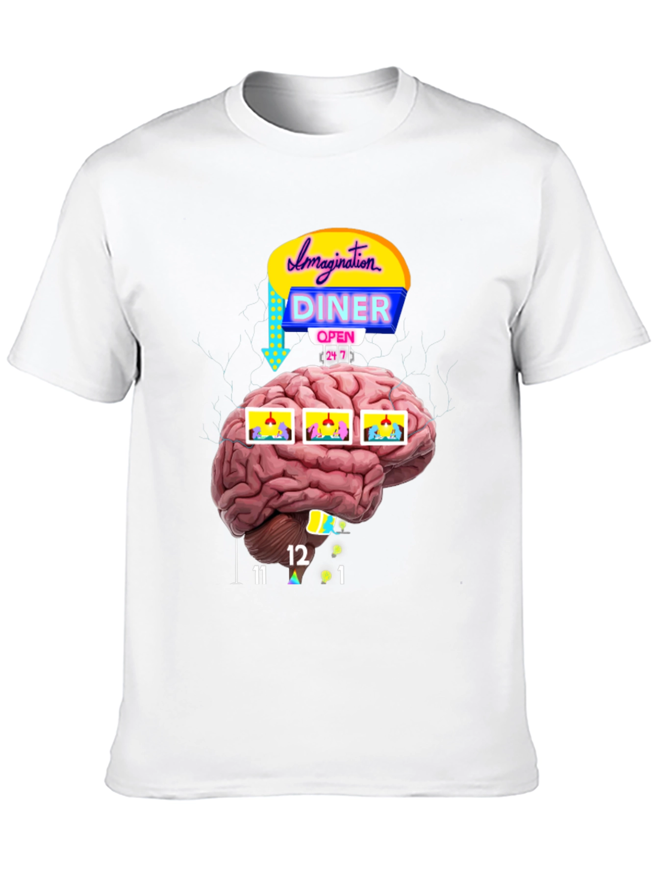 Imagination Diner Brain T-Shirt