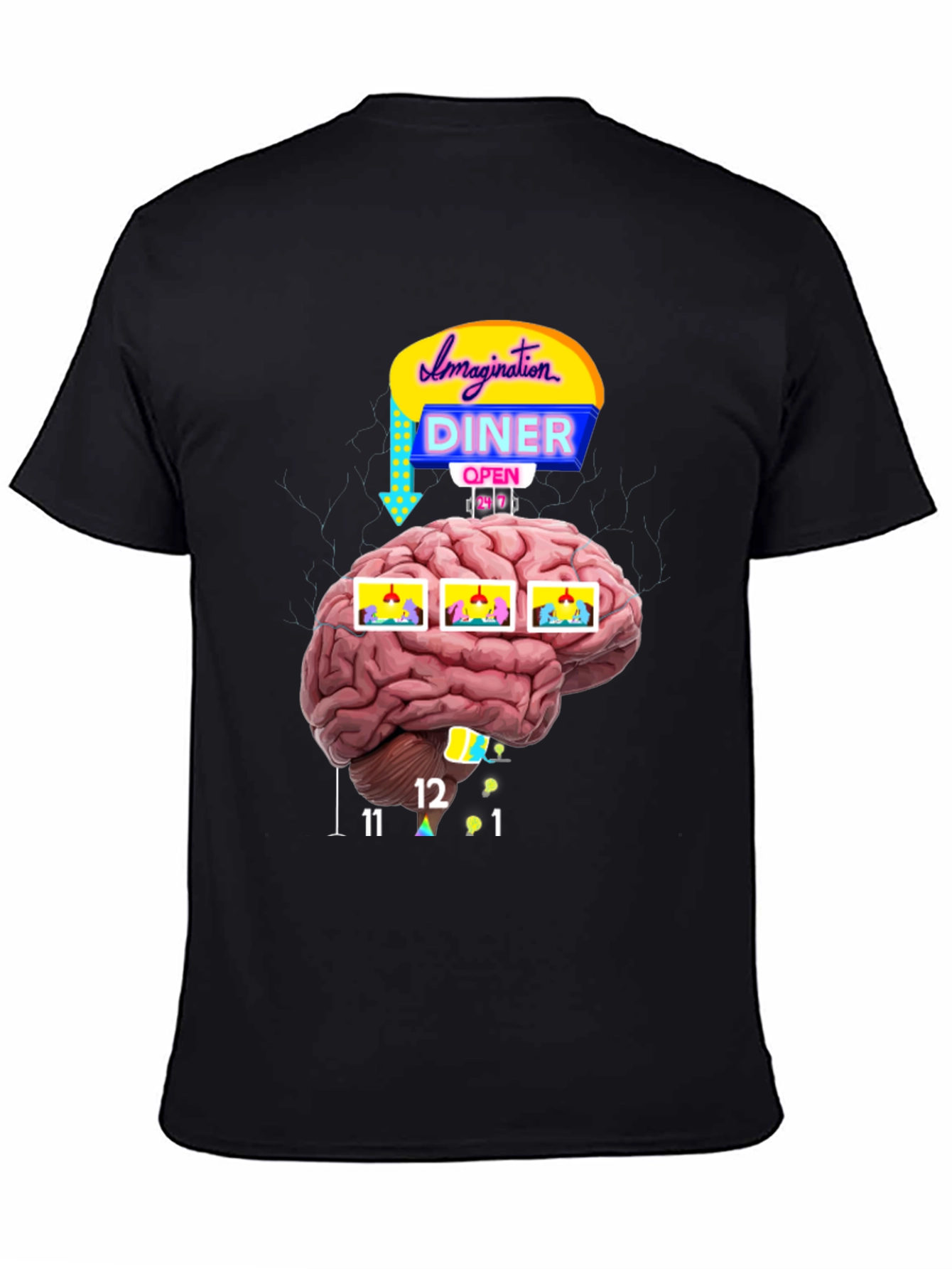 Imagination Diner Brain T-Shirt