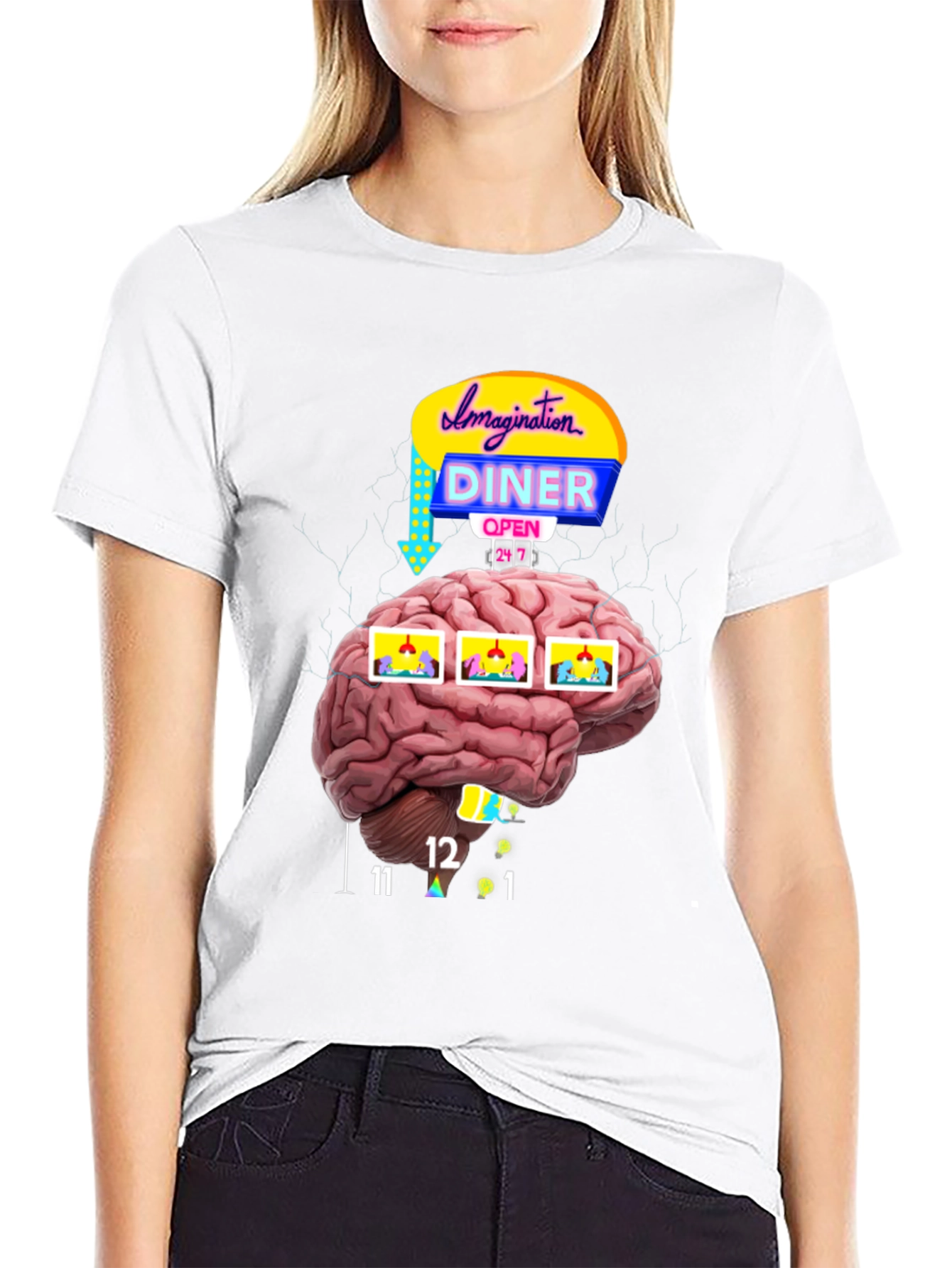 Imagination Diner Brain T-Shirt