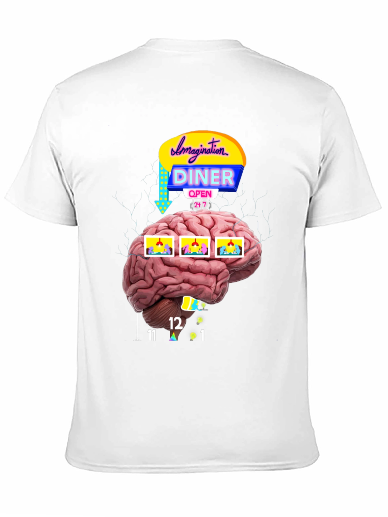 Imagination Diner Brain T-Shirt