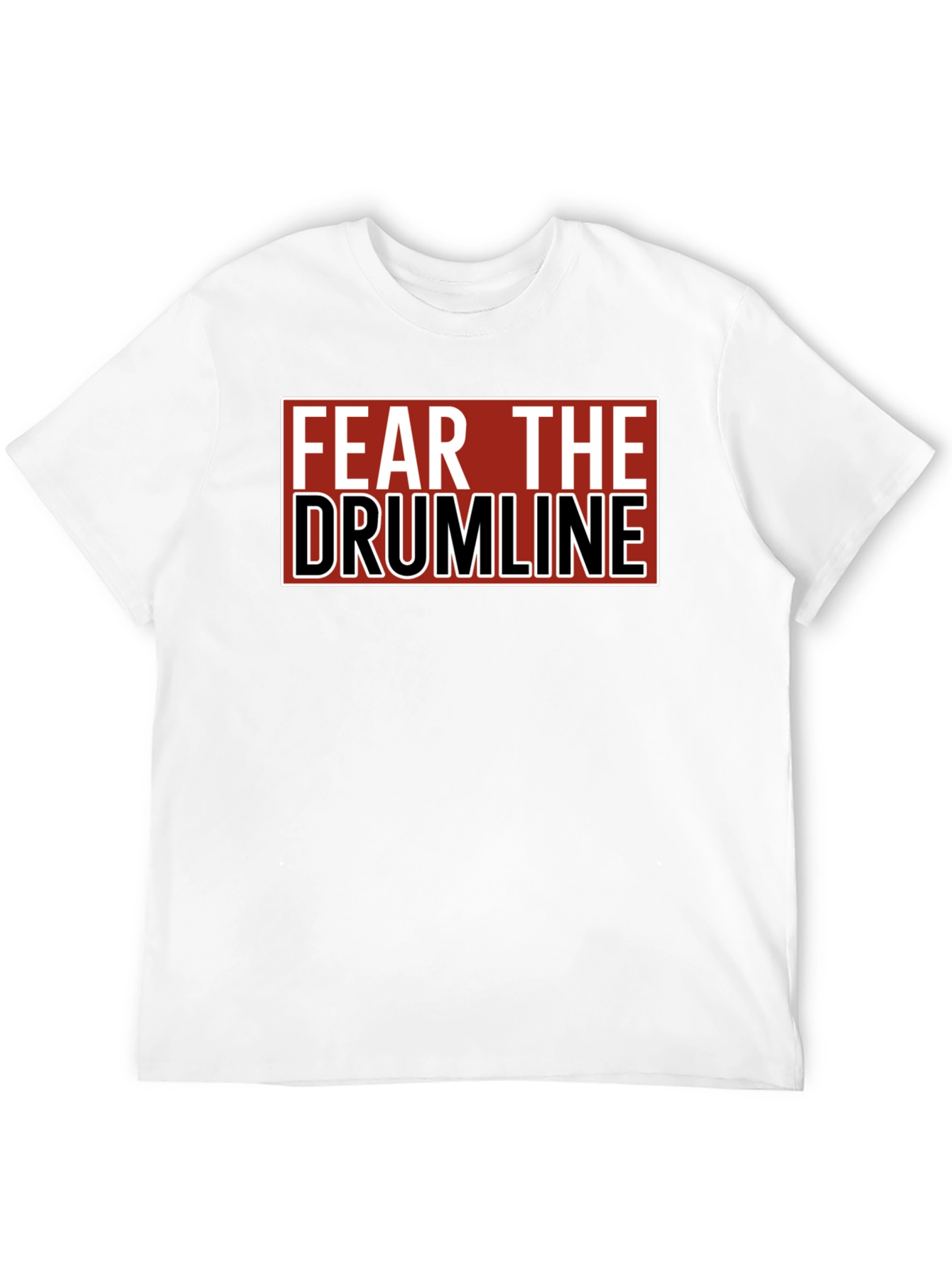 Fear The Drumline Black Graphic T-Shirt