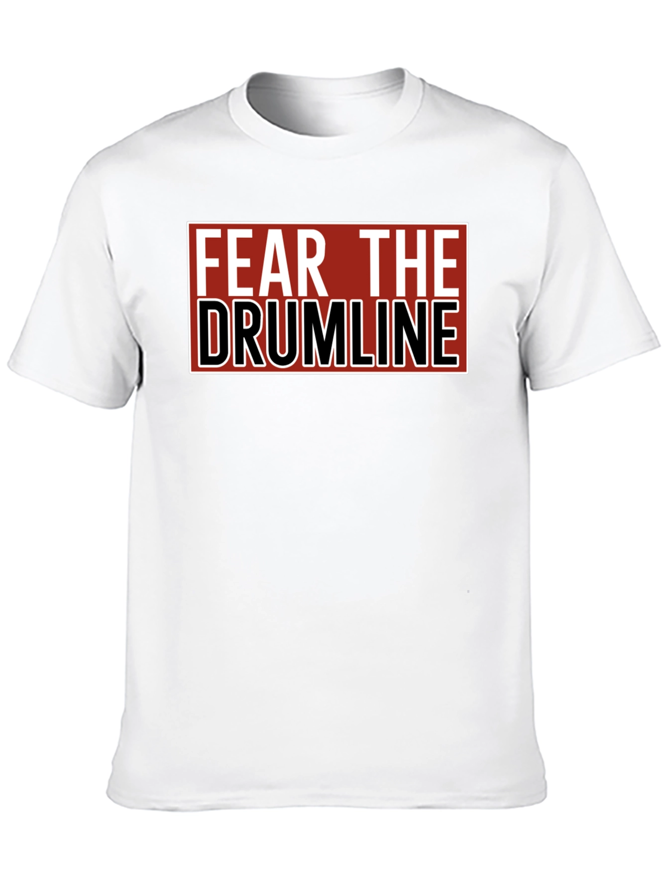 Fear The Drumline Black Graphic T-Shirt