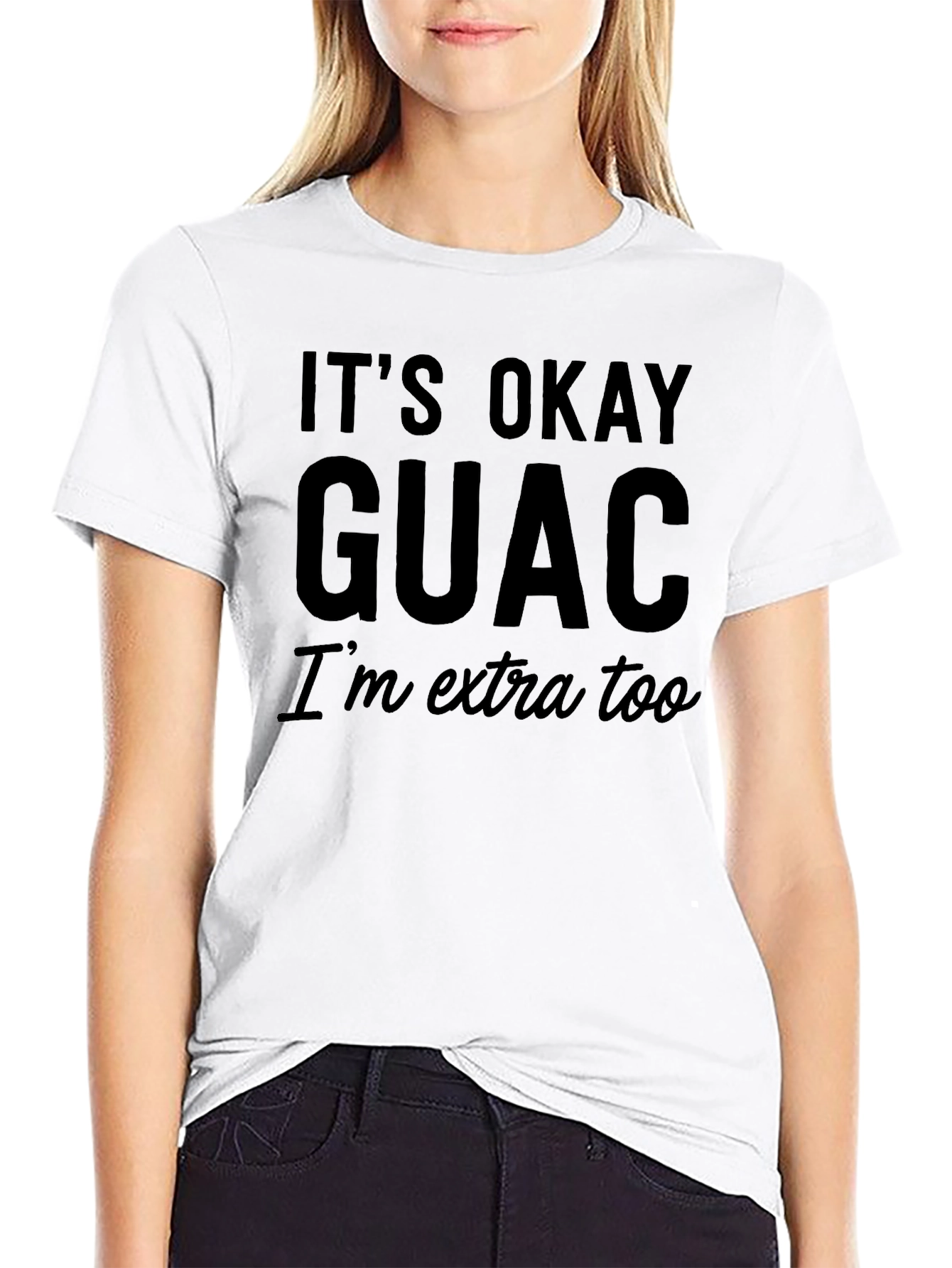 Its Okay Guac T-Shirt - Extra Funny Mens Tee