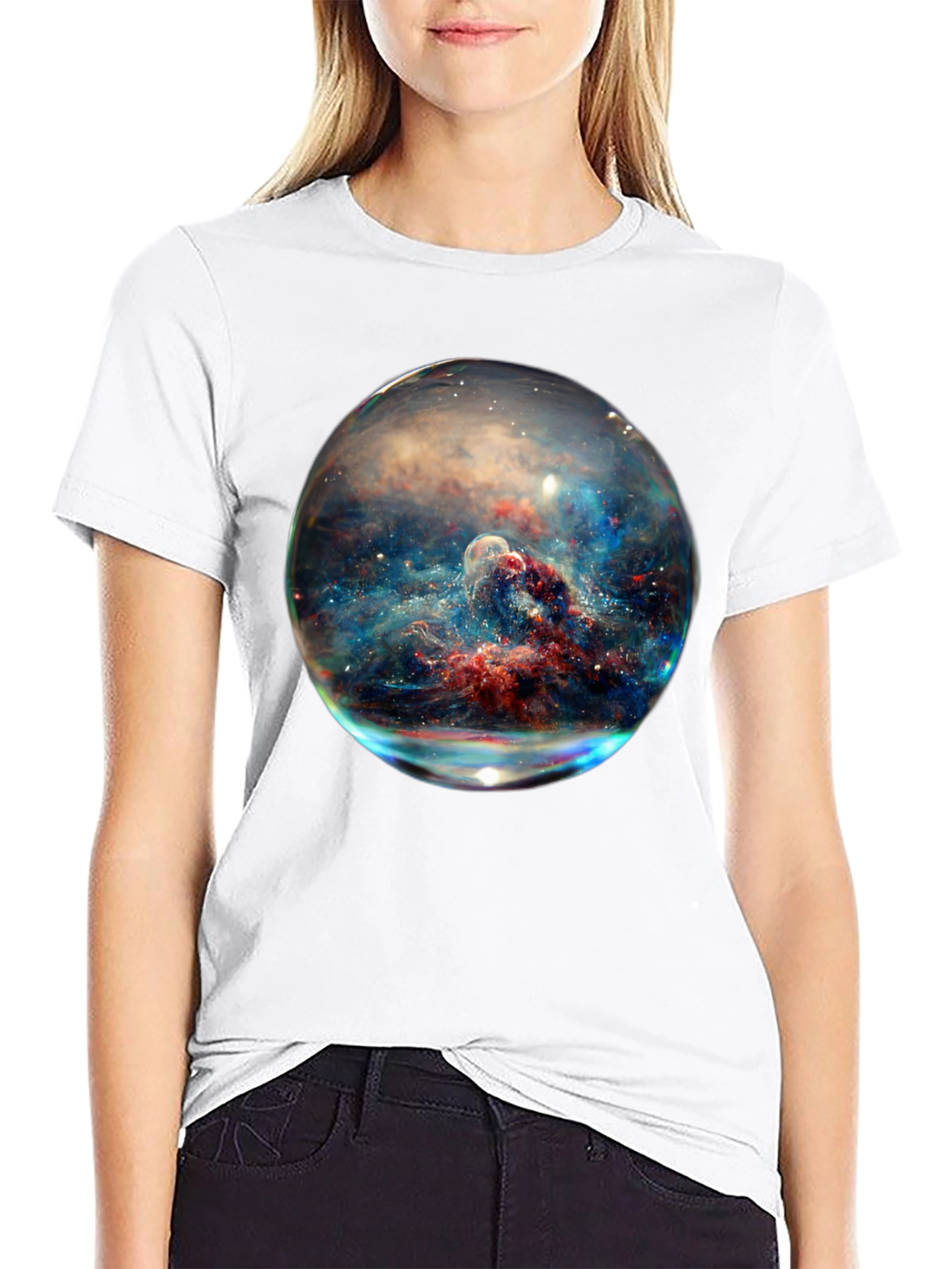 Nebula Sphere Graphic T-Shirt