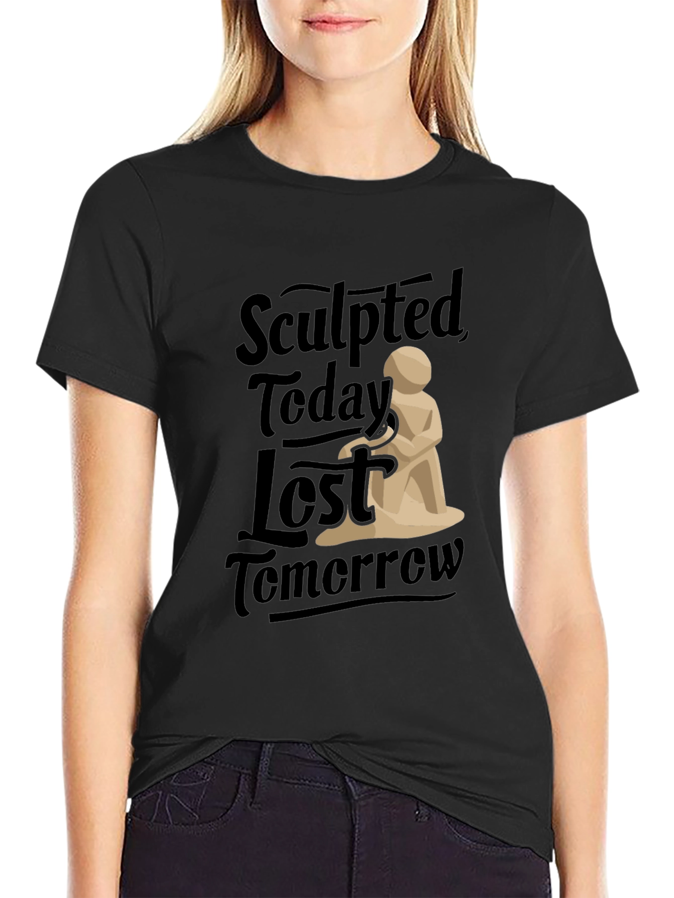 Sculpted Today Lost Tomorrow Graphic Tee