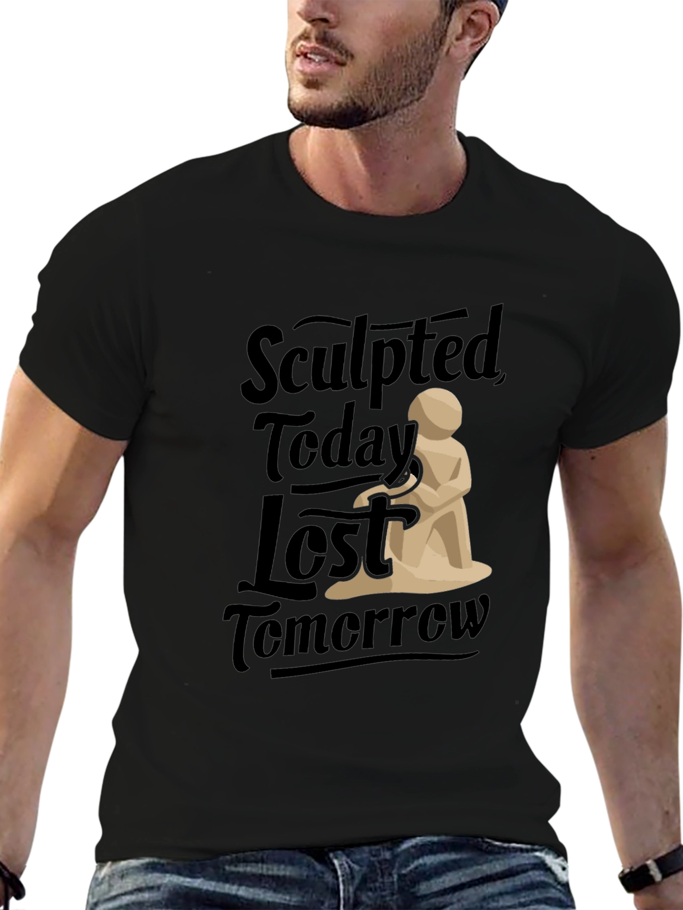 Sculpted Today Lost Tomorrow Graphic Tee