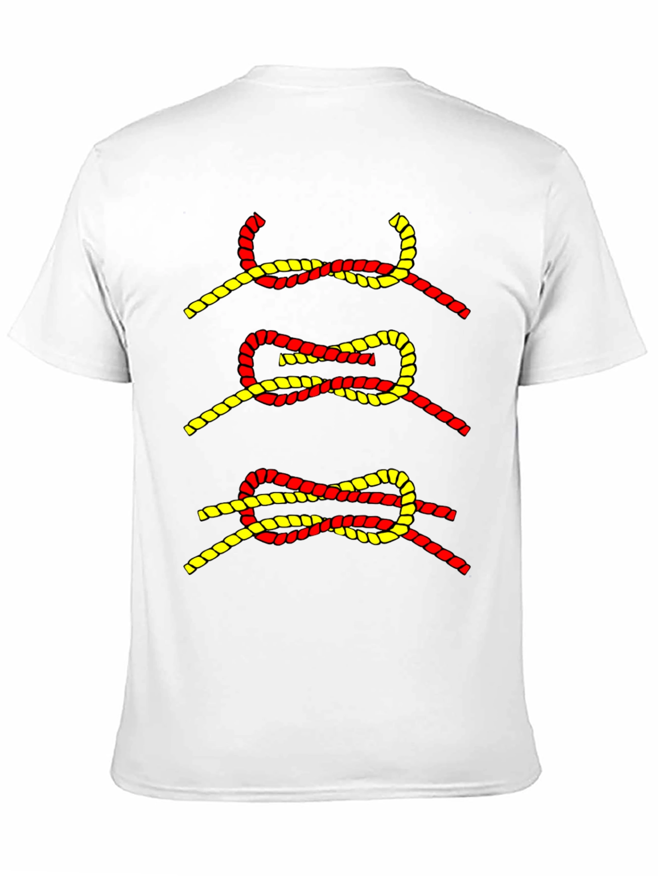Knot Graphic Tee - Black Cotton Blend T-Shirt